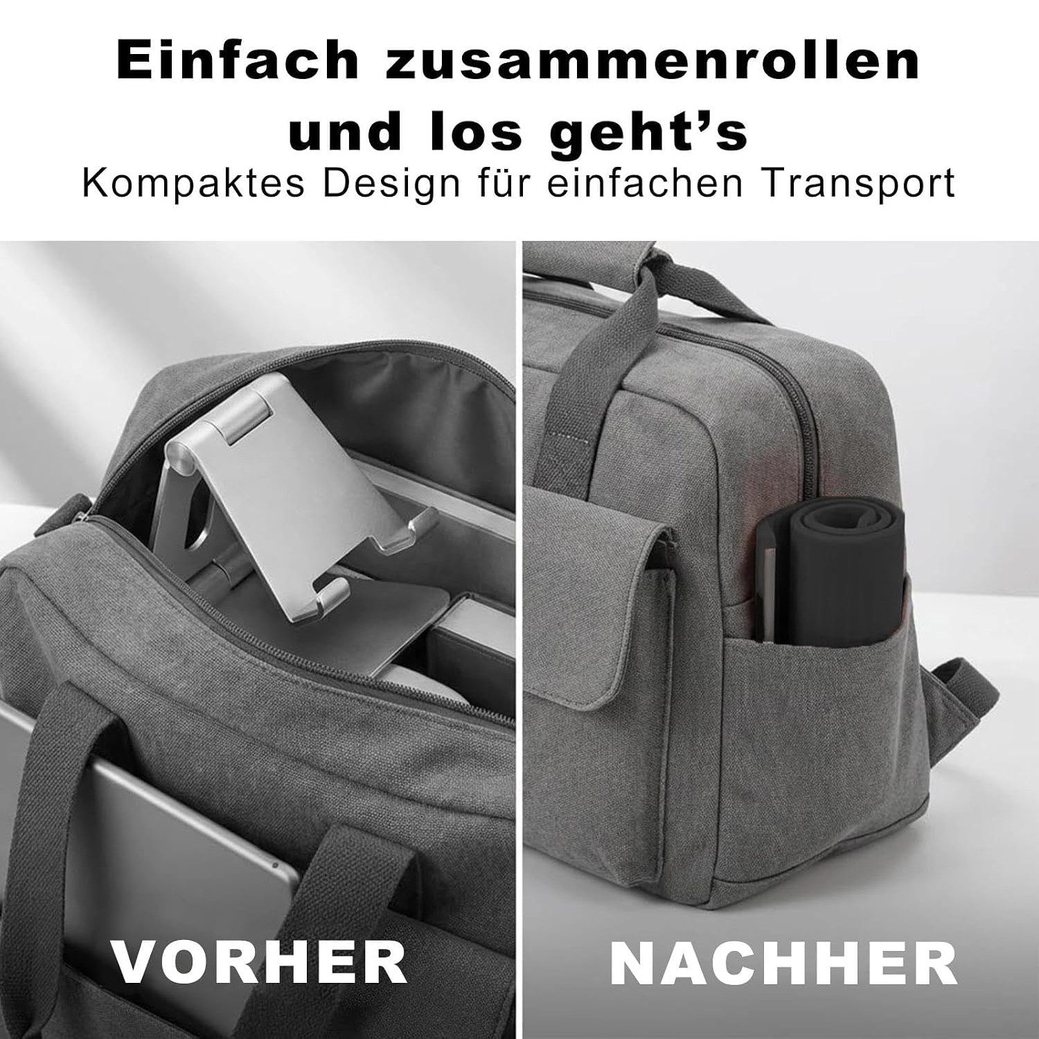 TUWENA Smartphone-Halterung Handy-Halterung, Rutschfester Mobilfunkhalte, Smartphone-Halterung, (Aluminiumkern, biegsam, faltbar, kratzschützend, universell kom – Bild 4 von 5