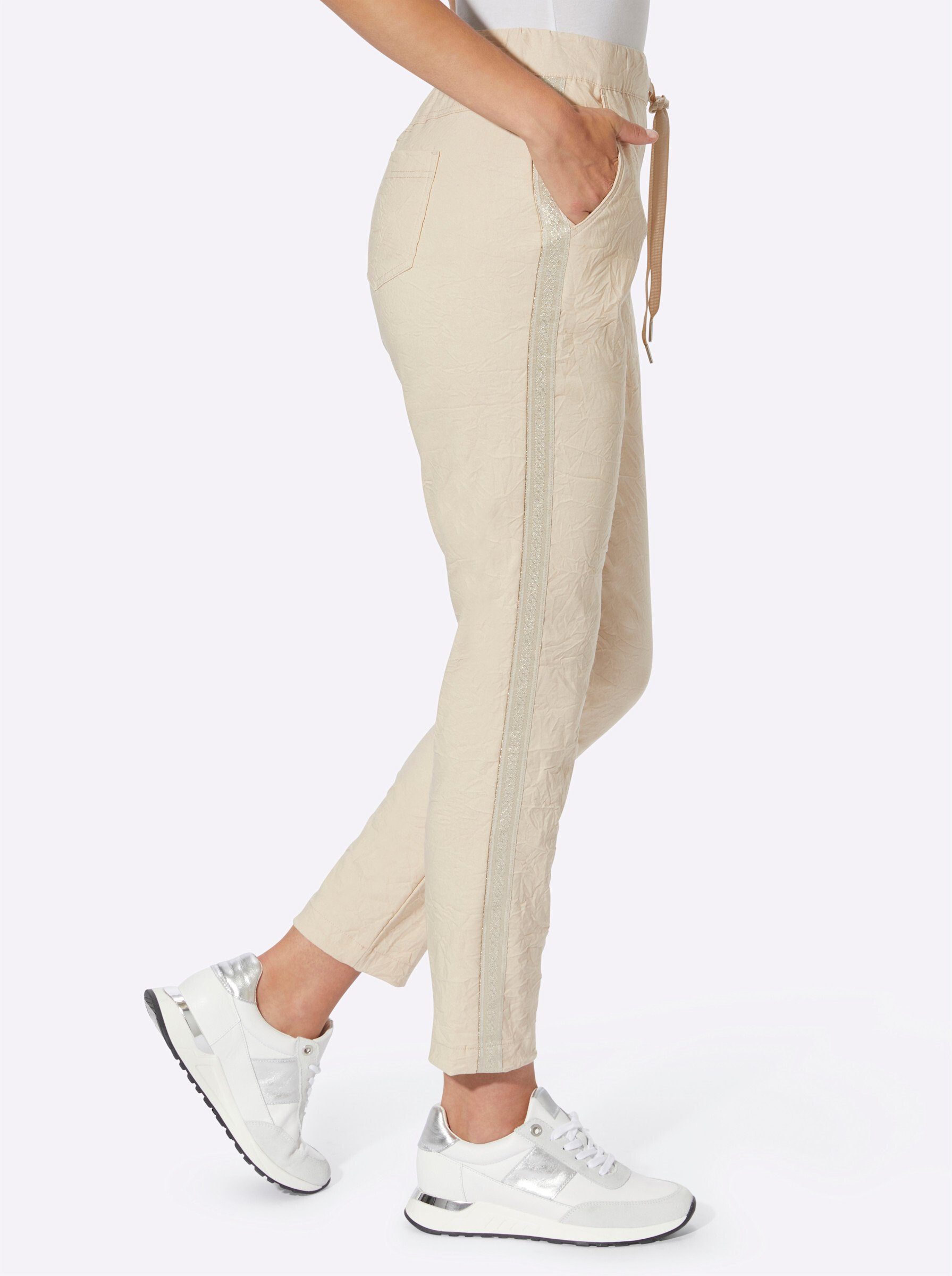 heine Jerseyhose Röhrenhose Innenbeinlänge ca. 71 günstig online kaufen
