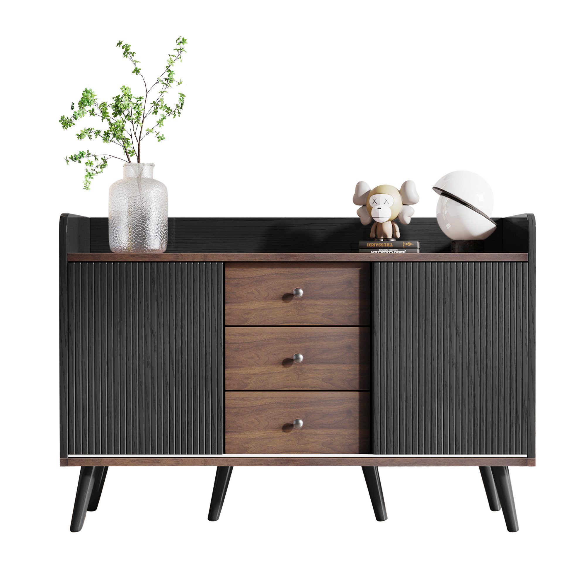 Merax Sideboard mit 3 Schubladen und günstig online kaufen