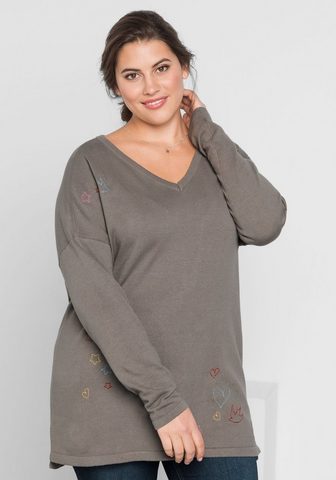 SHEEGO Пуловер с V-образным вырезом