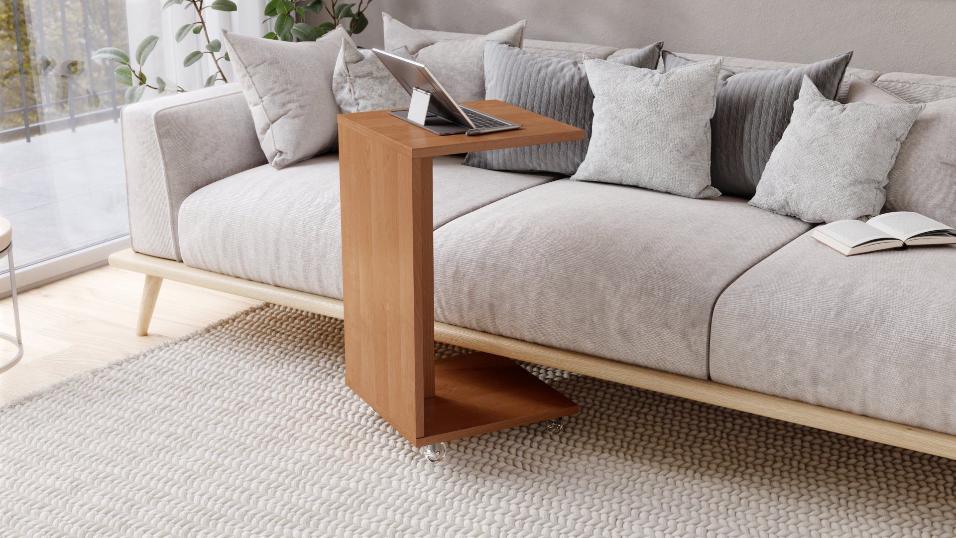 designimpex Beistelltisch Design Hugo Ecktisch Tisch günstig online kaufen