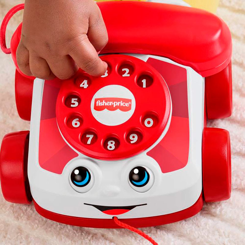 Fisher-Price® Lernspielzeug Rotes Plappertelefon, mit Sound