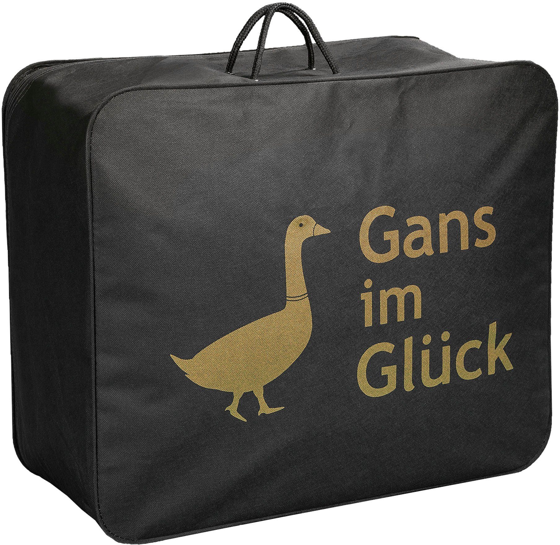 Glück, 135x200 Glück, Gans oder 155x220cm, Daunenfeeling Im Bettdecke Gans mit Baumwollbettdecke, in Ganzjahresdecke im