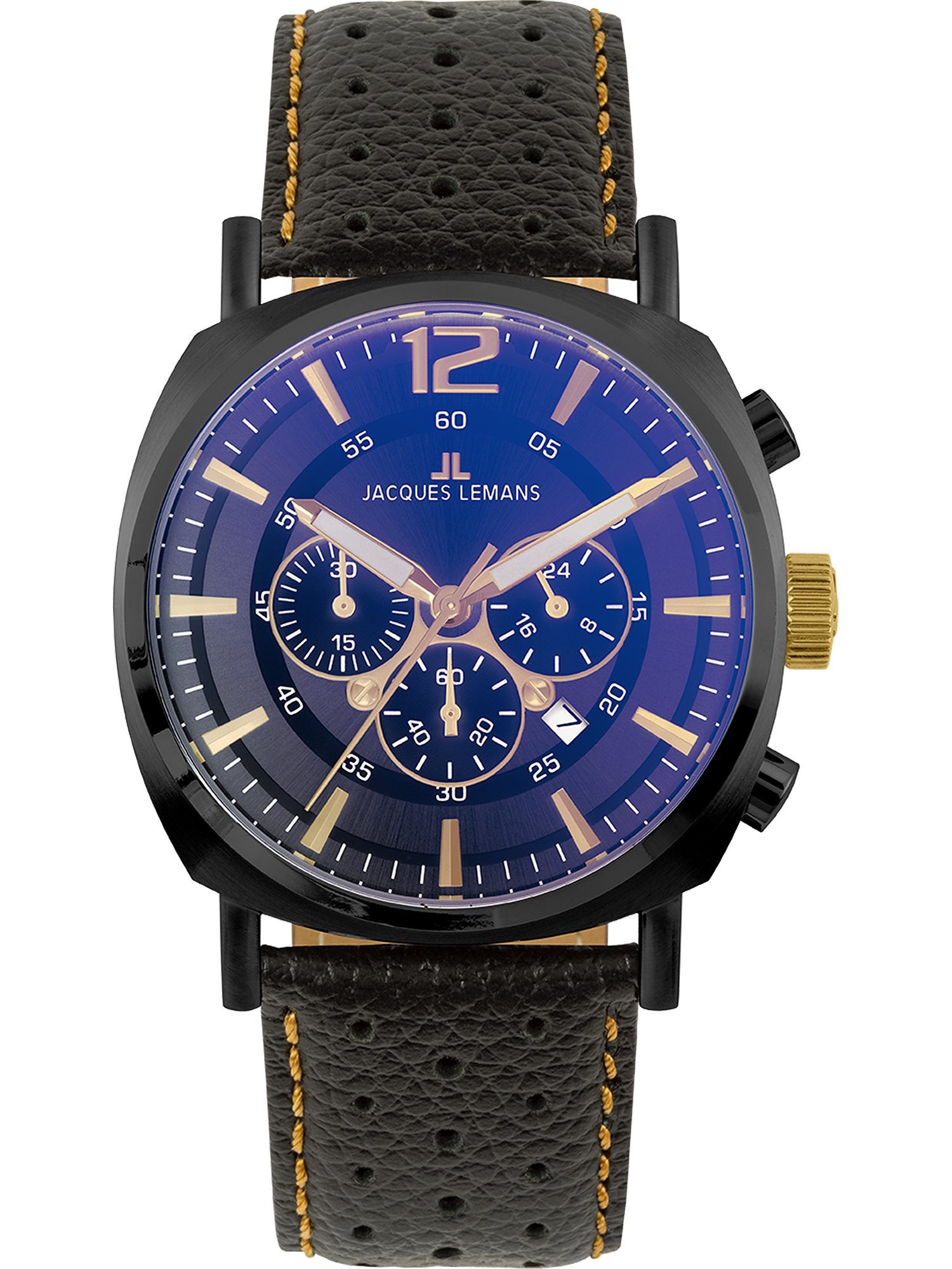 Chronograph Jacques Lemans Herren-Uhren Analog Quarz