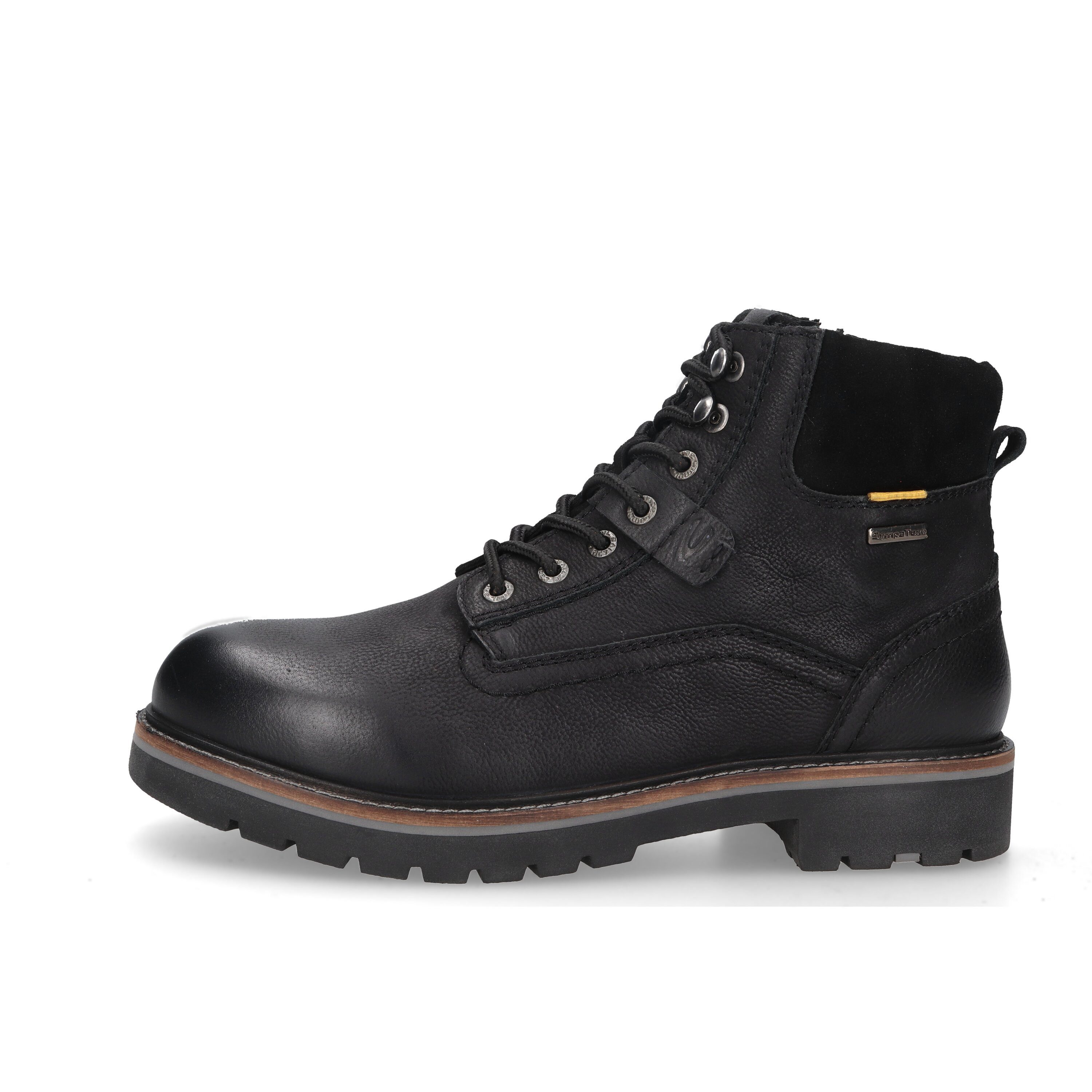 camel active Boot aus echtem Leder Schnürschuh
