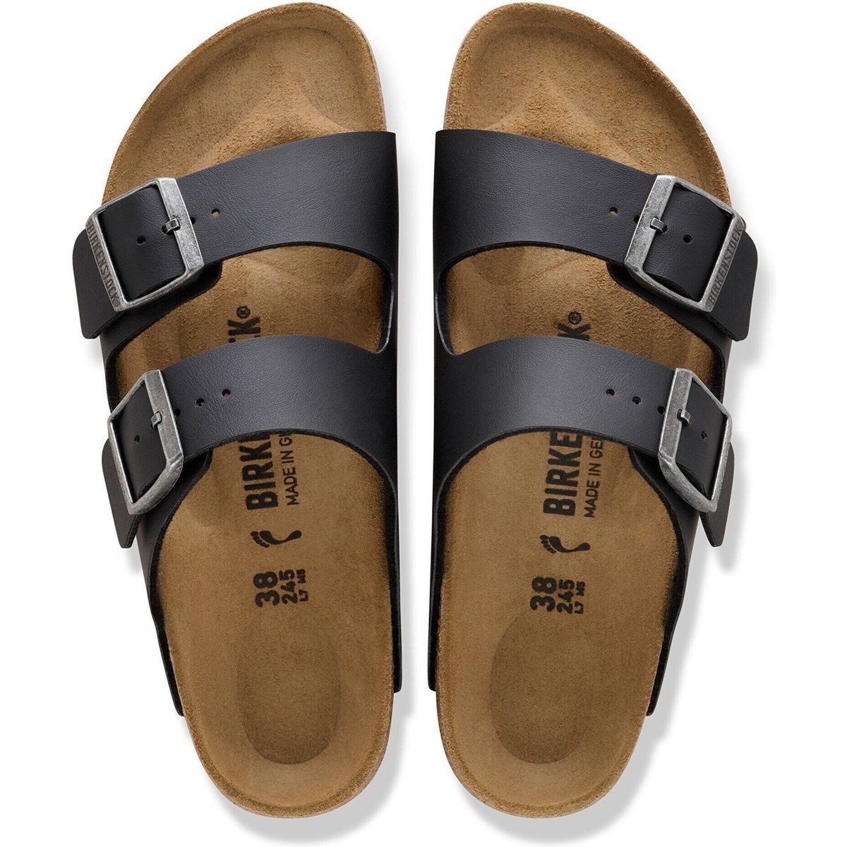 Birkenstock Arizona Birko-flor OS Outdoorsandale Klassische Sandale mit zeitlosem Design, anatomischem Fußbett und