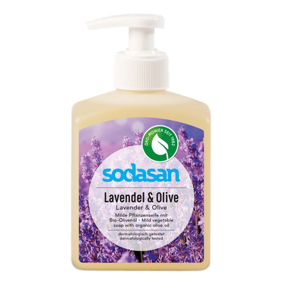 Sodasan Flüssigseife Liquid - Lavendel & Olive Seife 300ml