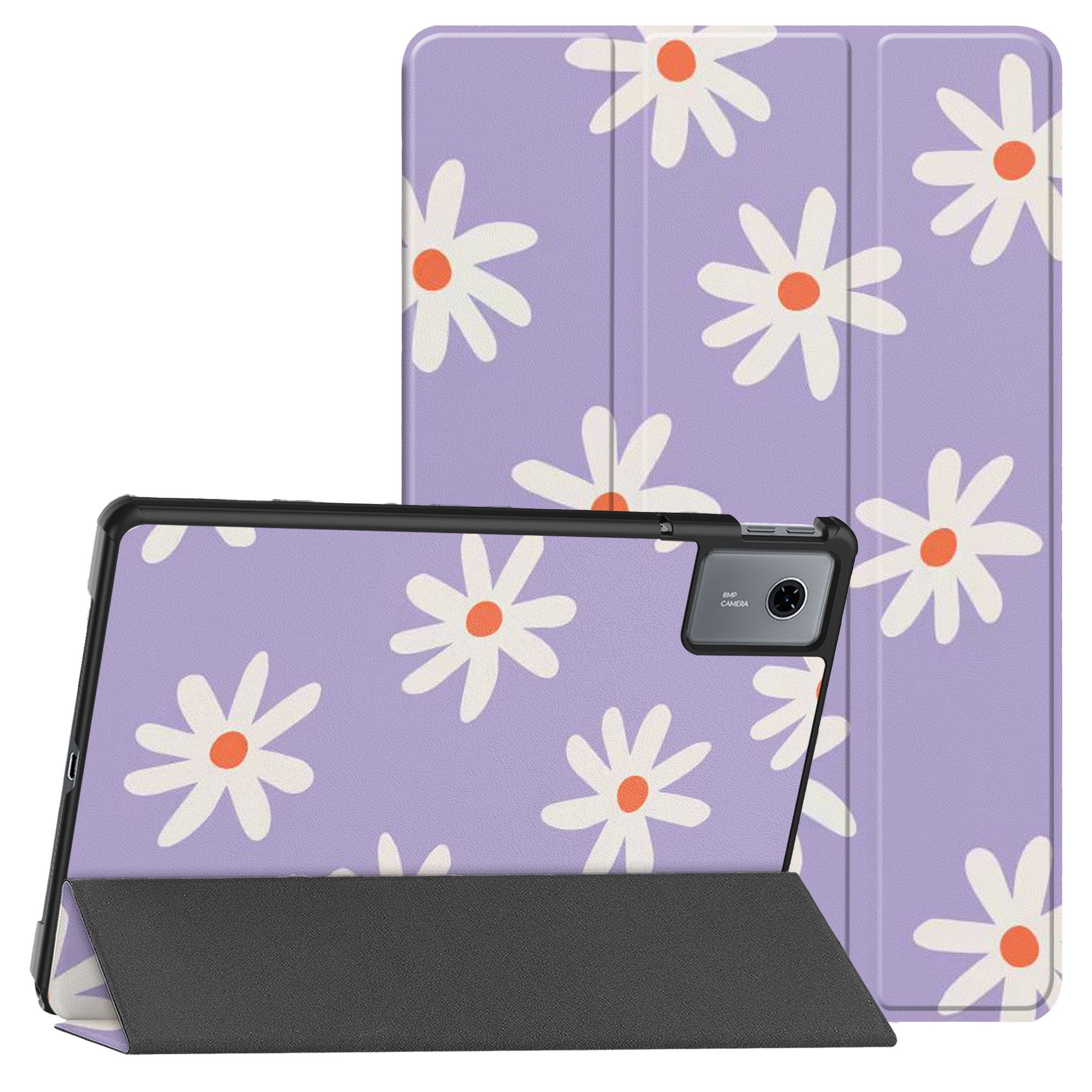 imoshion Tablet-Mappe imoshion Design Trifold Klaphülle Lenovo Idea Tab - Flower Distance