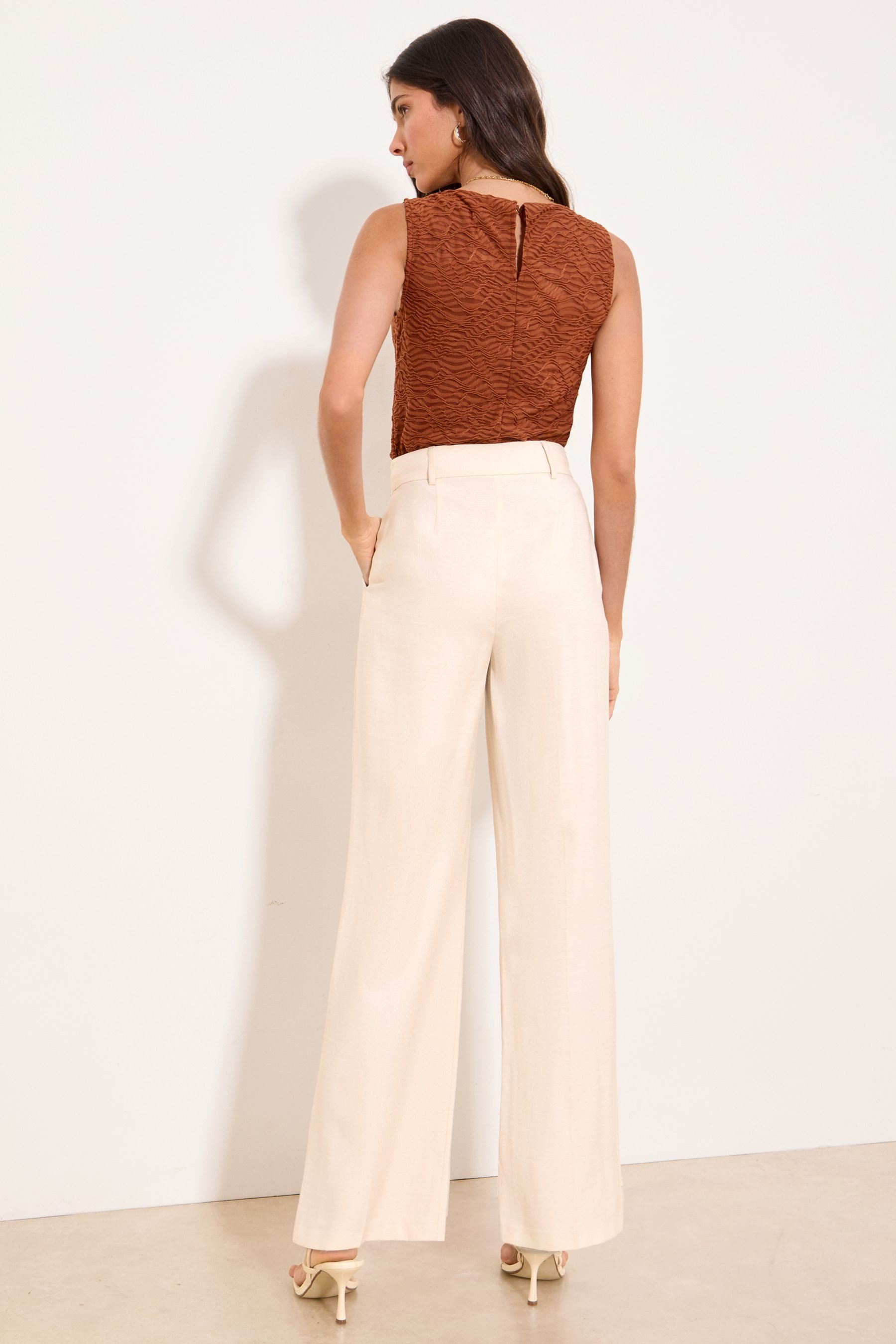 LIPSY Palazzohose Friends Like These Tailored Fit Hose, Kurzgröße (1-tlg)