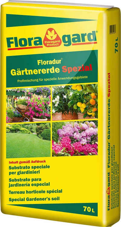 Floragard Bio-Erde FDUR Rasenerde Torffrei, 70 Liter