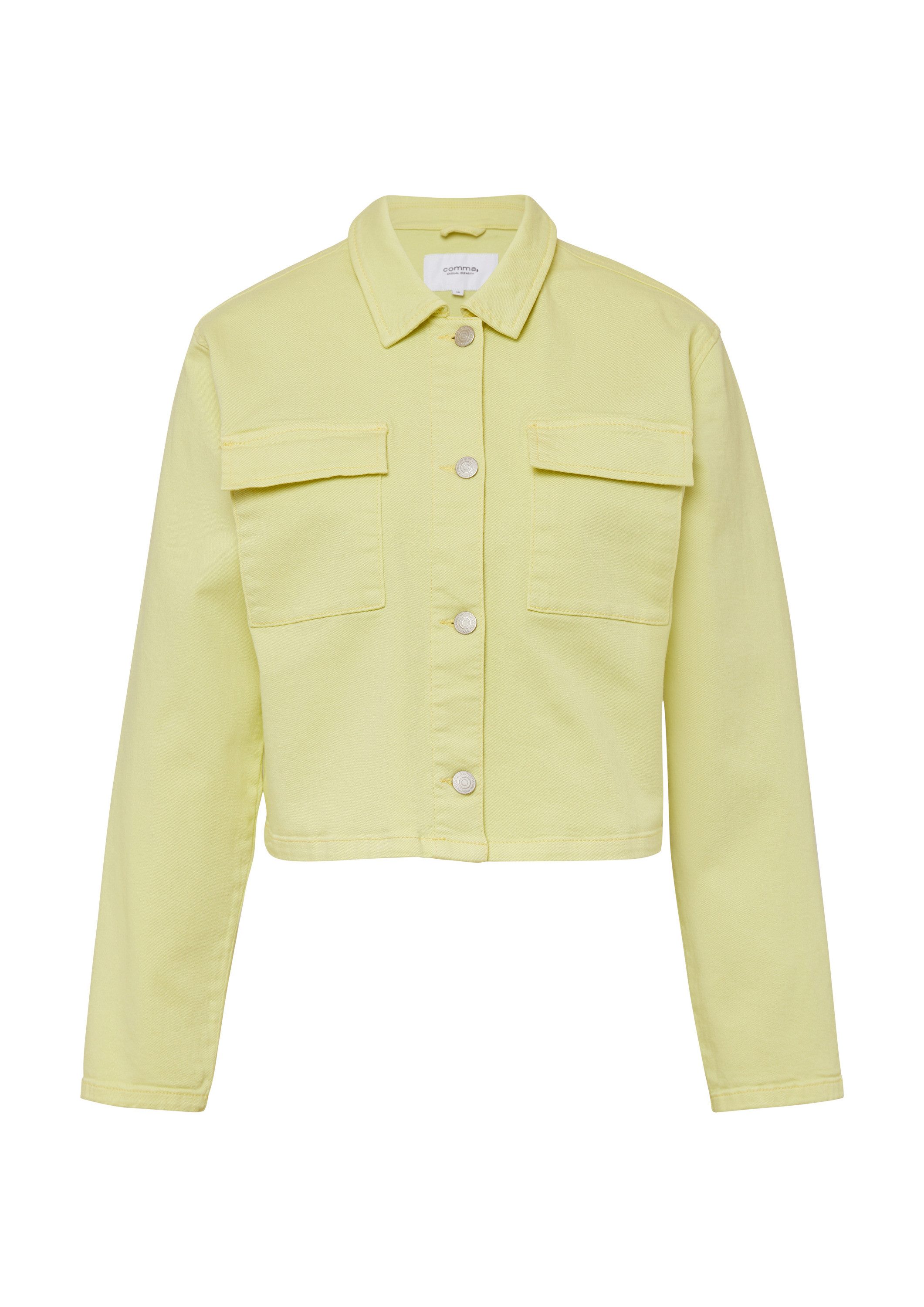 comma Funktionsjacke Indoor-Jacke Kurze Jeansjacke mit günstig online kaufen