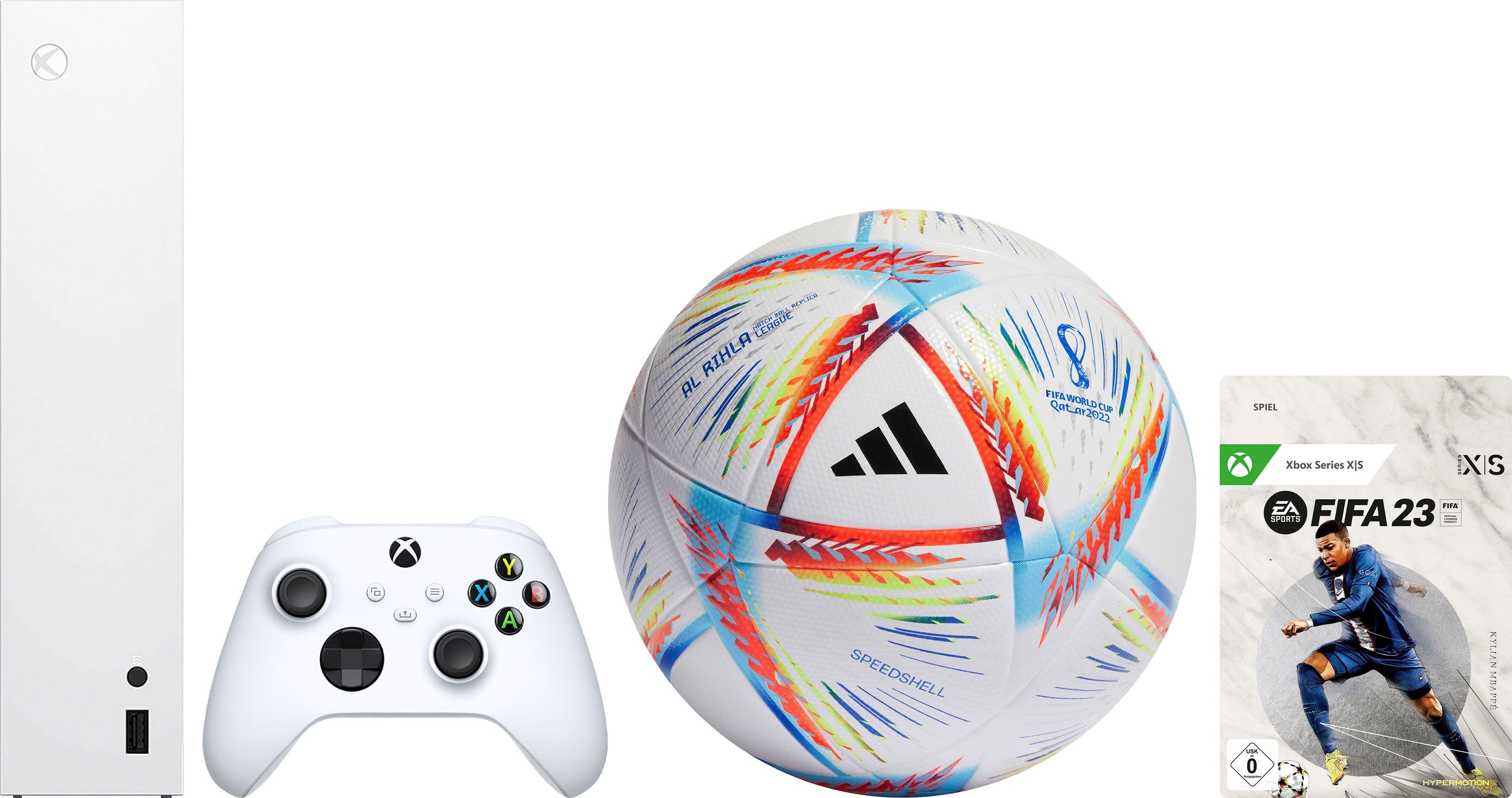 Xbox Series S, inkl. FIFA 23 (digitale Version) und TRAININGSBALL