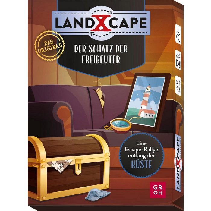groh Verlag Spiel LandXcape - Der Schatz der Freibeuter
