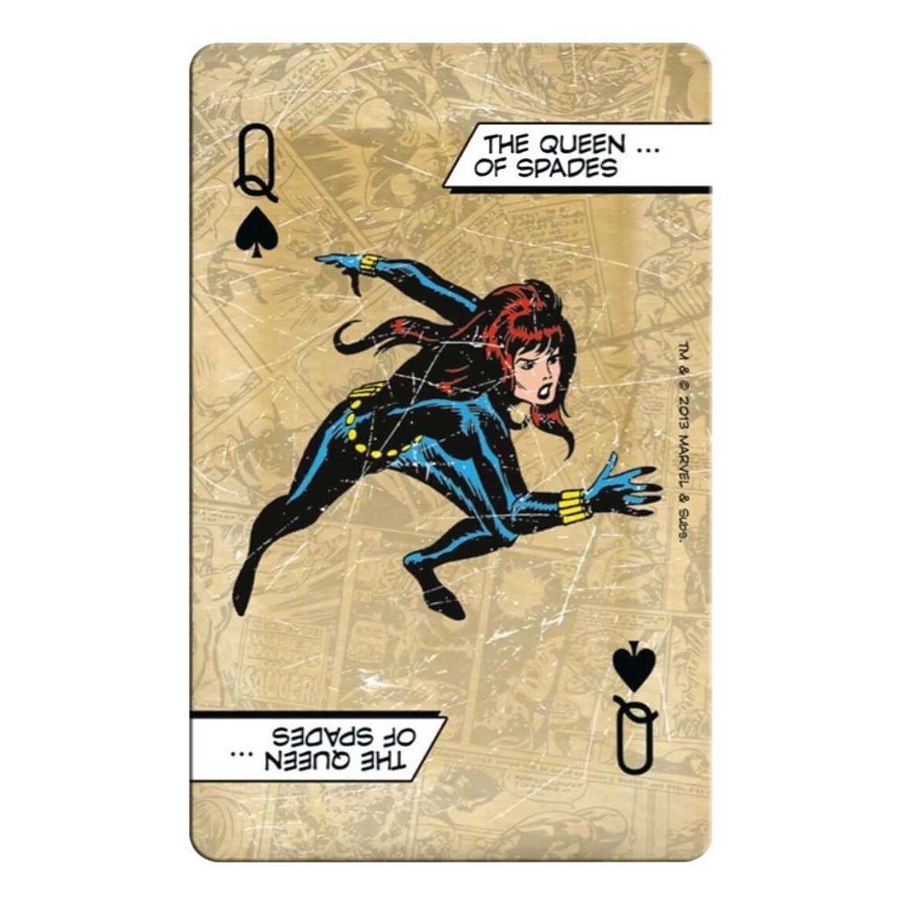 Spielkarten Marvel Moves Spiel, Winning Comics Number1 Retro