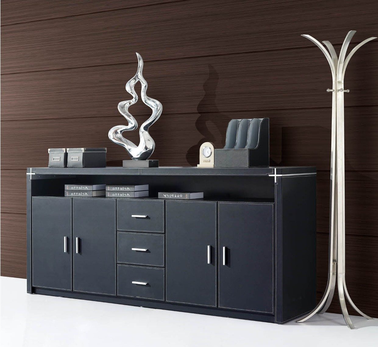 Xlmoebel Kommode XLMOEBEL MDF-Kommode in Holzoptik, elegant und vielseitig, Made in Europa