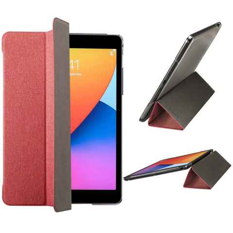 Hama Tablet-Hülle Smart Case Tampa Tasche Cover Hülle Bag Rot, Standfunktion für Apple iPad 7 2019 / iPad 8 2020 / iPad 9 2021 10,2"