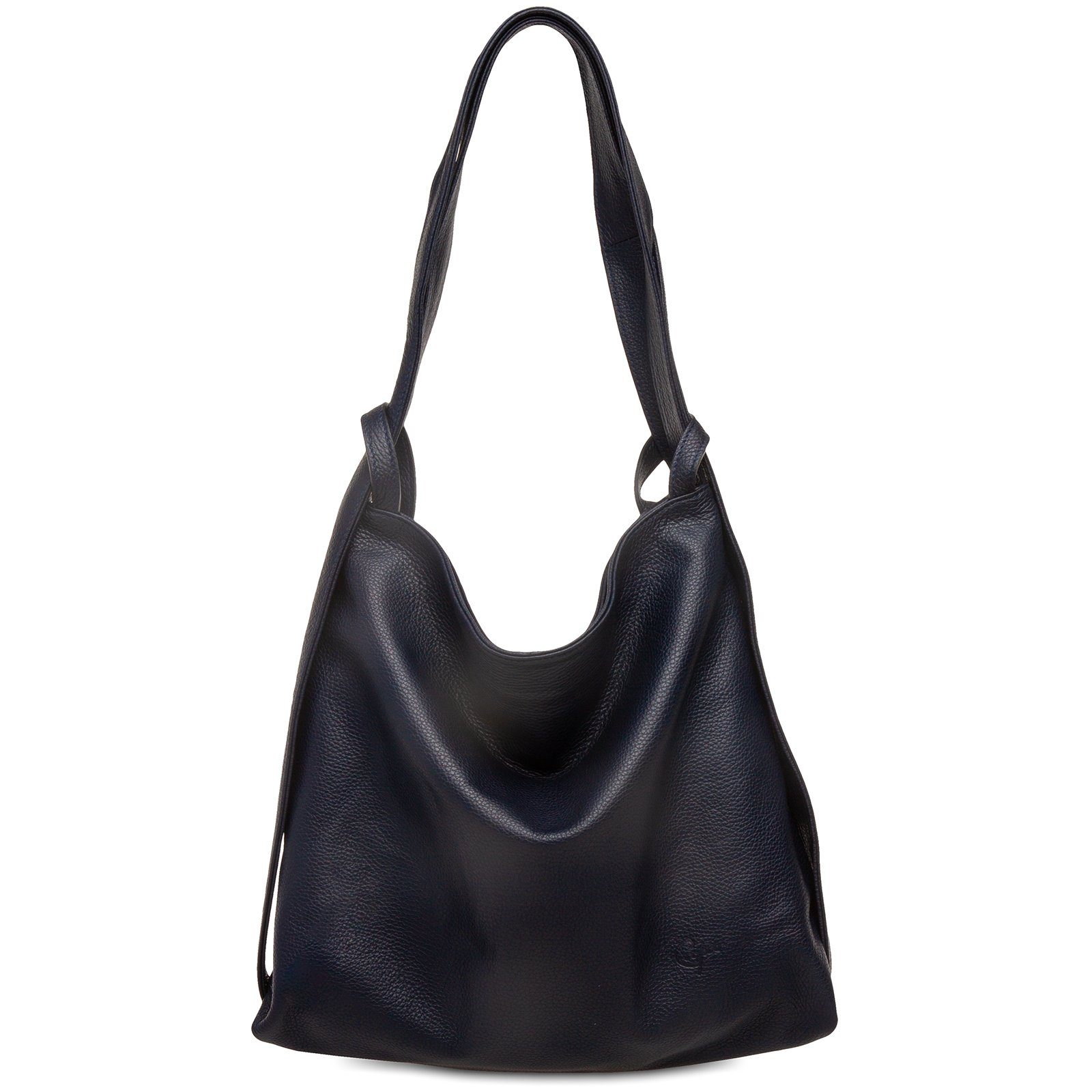 Caspar Schultertasche 2 in 1 XL Leder Damen Rucksack Tasche - PREMIUM LINE günstig online kaufen