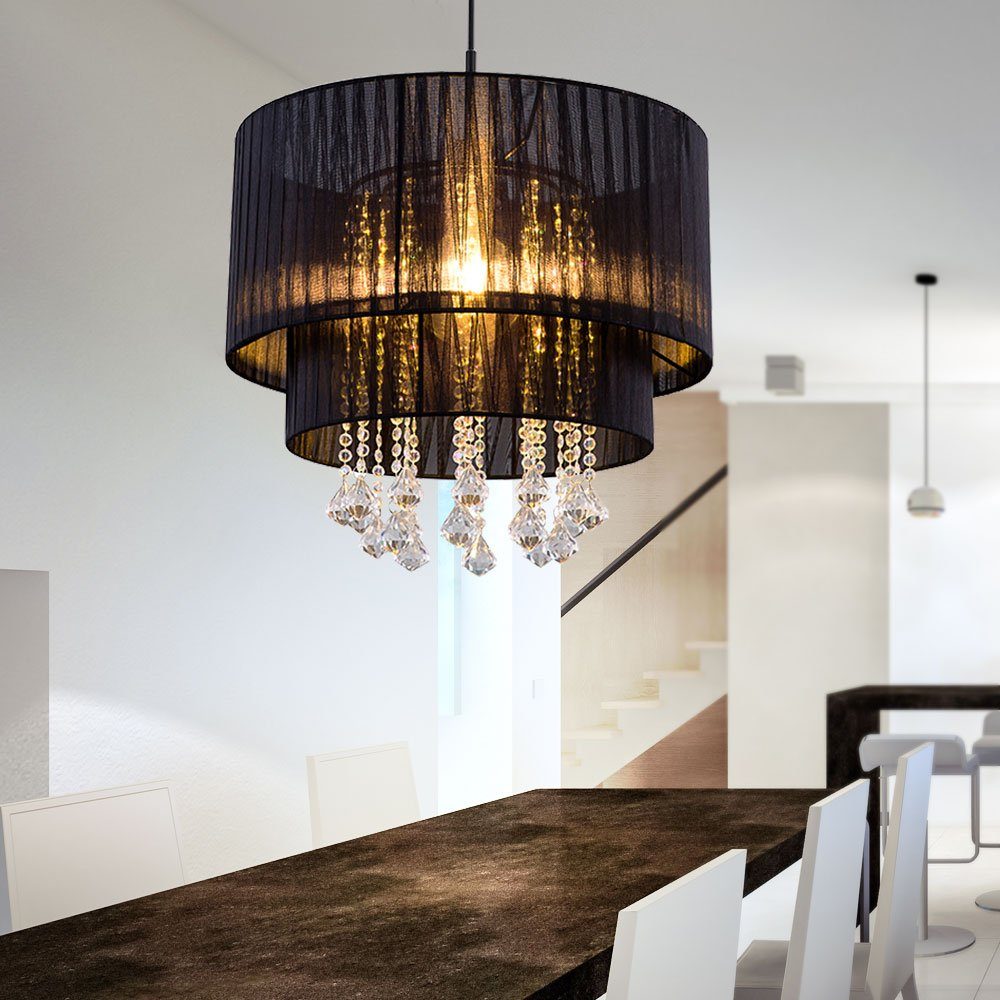 12 W LED Hänge Leuchte Energie Spar Küchen Pendel Lampe Kristalle Living-XXL 