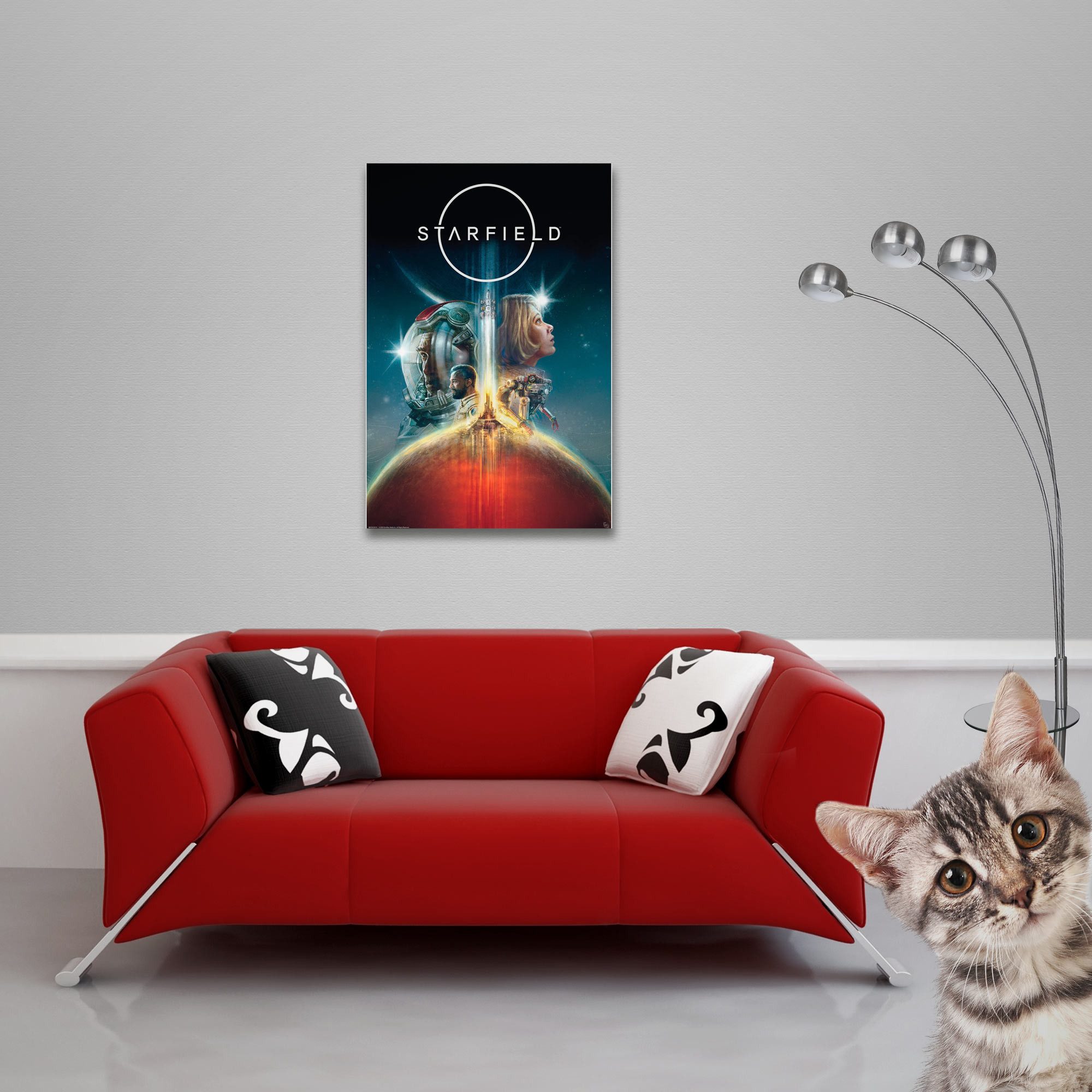Poster Starfield - Poster - Journey Through Space + Zusatzartikel