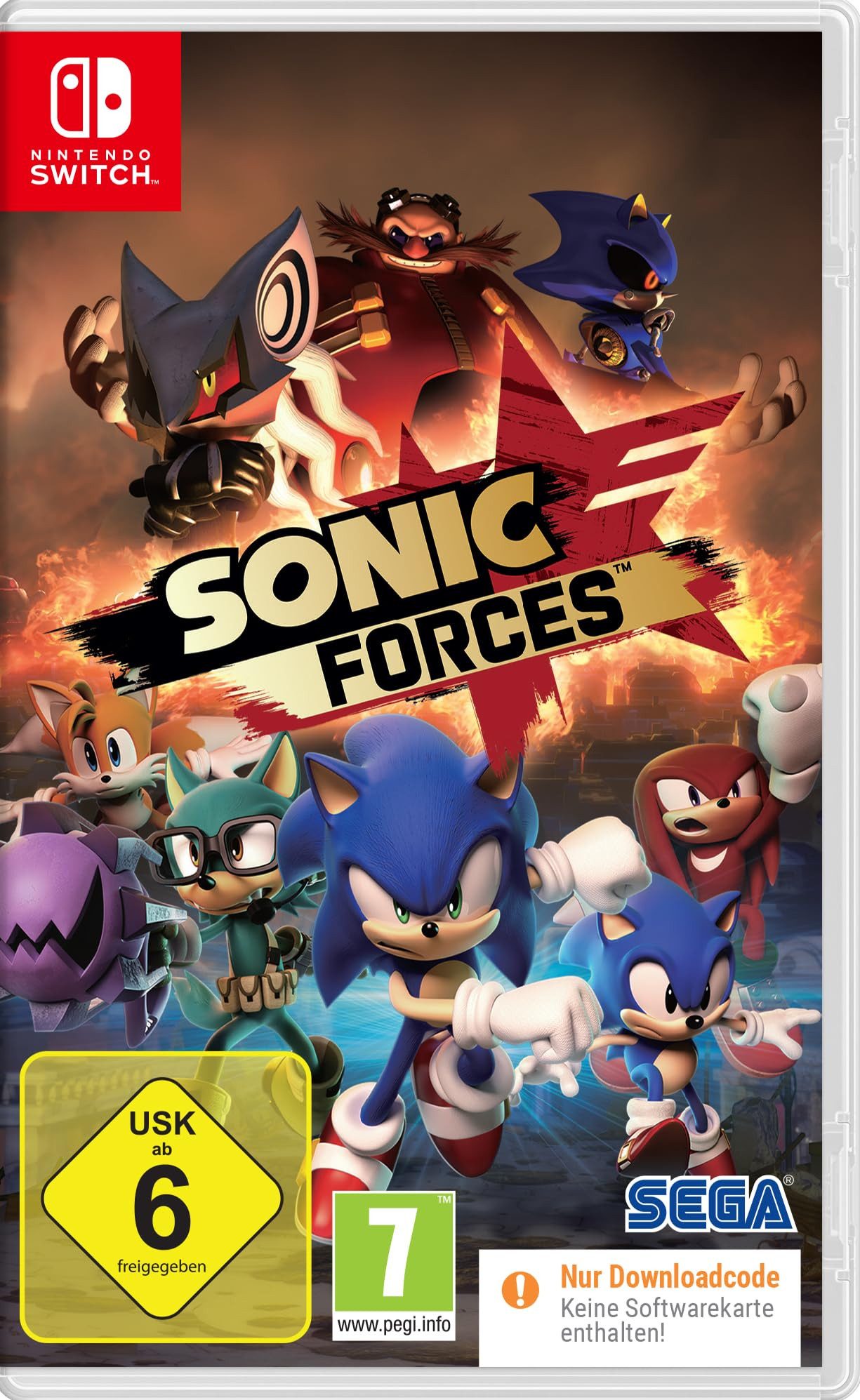 Sonic Forces - Nintendo Switch - Code in a Box (Code in a Box), Nintendo Switch