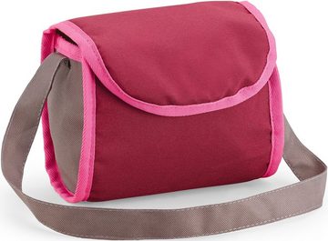 Bayer Puppenwagen Trendy, rot/braun, mit Wickeltasche