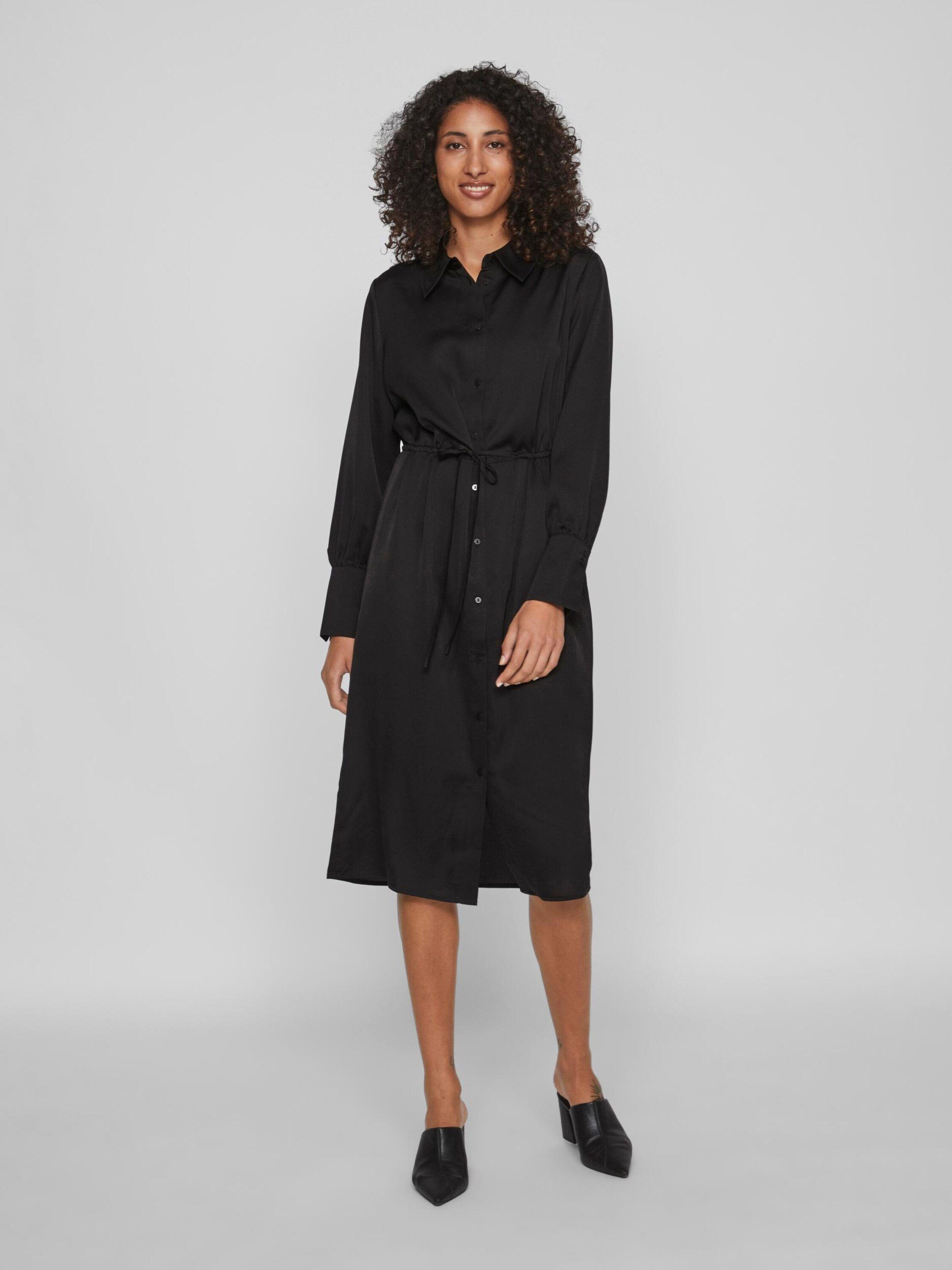 Vila Blusenkleid (1-tlg) Plain/ohne Details