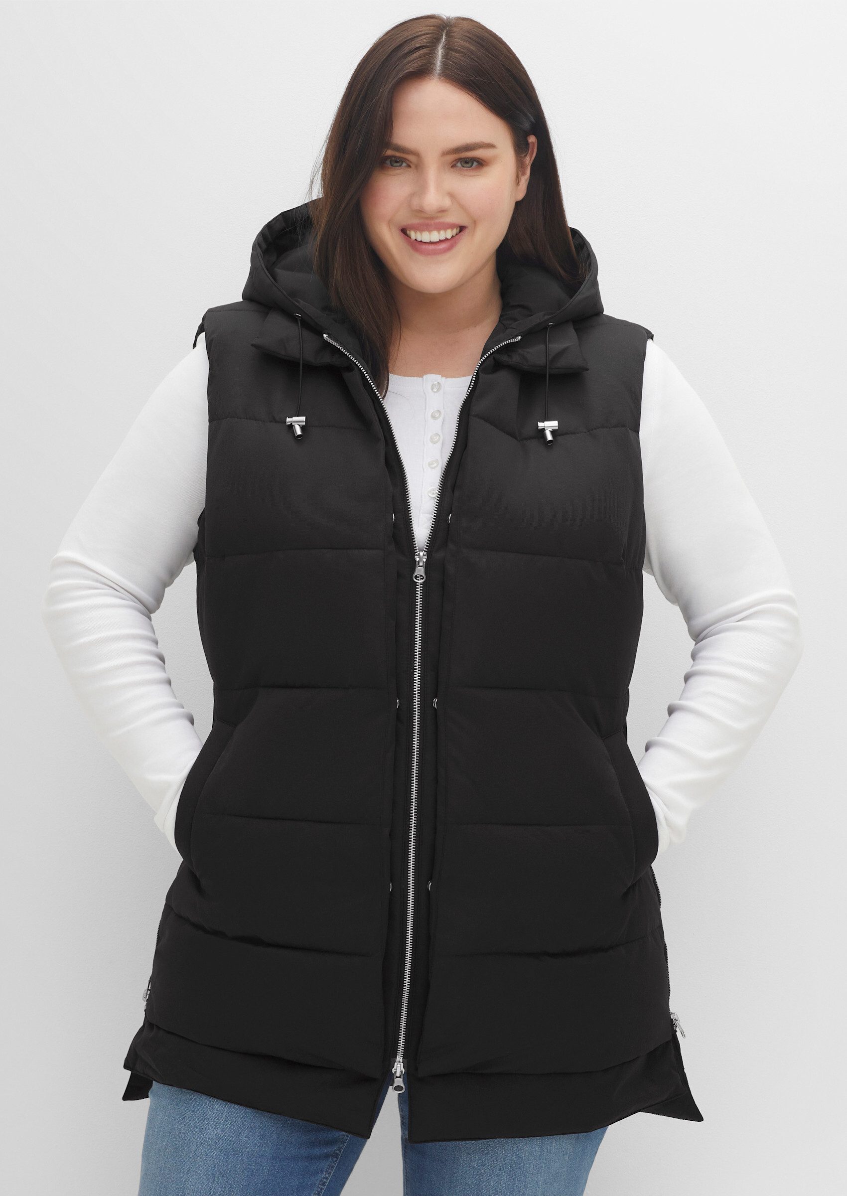 Sheego Jerseyweste Steppweste günstig online kaufen