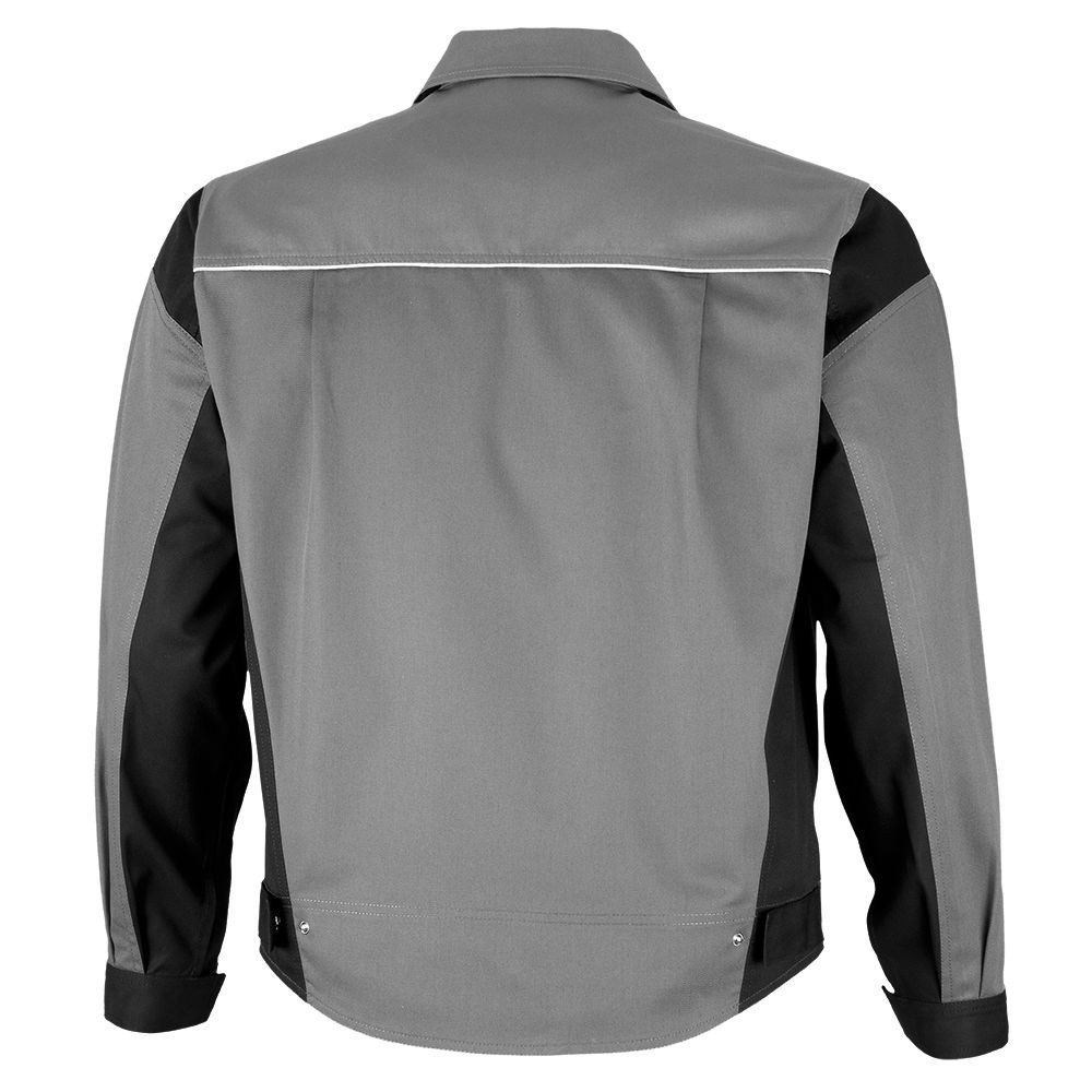 Qualitex Workwear Arbeitsjacke strapazierfähige PROfessionals Arbeitsjacke - faserverstätkt MG 245 g (1-St) Werkstattjacke mit 15 Taschen - pflegeleicht Werkstattjacke - Waschbar