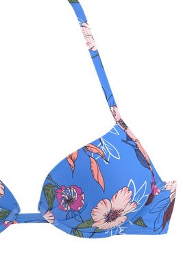 s.Oliver Push-Up-Bikini-Top Maya, mit floralem Design