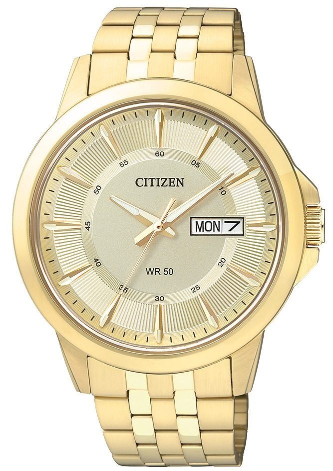 Citizen Quarzuhr BF2013-56PE, Armbanduhr, Herrenuhr, Damenuhr, Edelstahlarmband, Datum