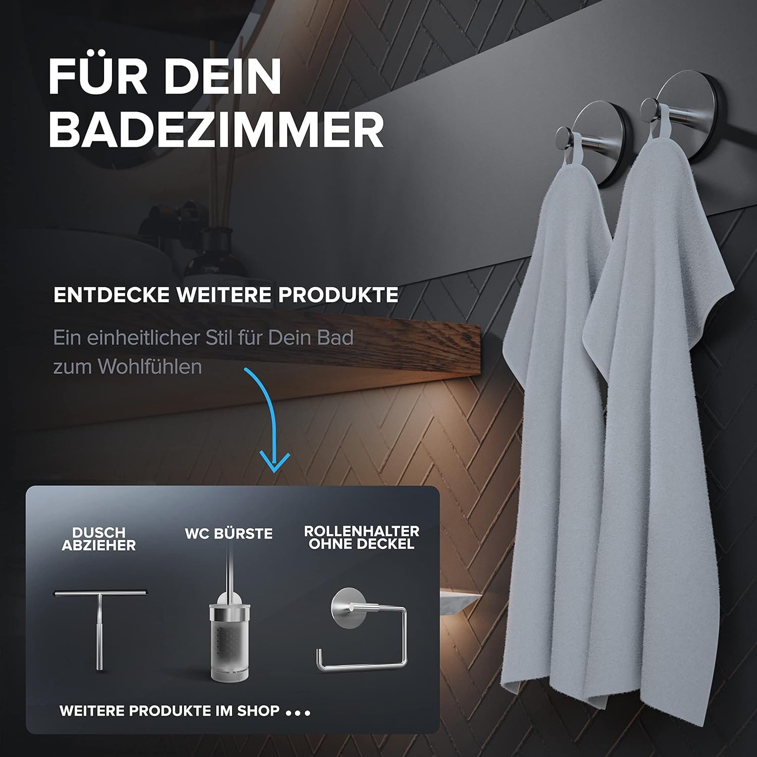 ovimar Handtuchhaken Hirstholm, (1-St), aus Edelstahl günstig online kaufen