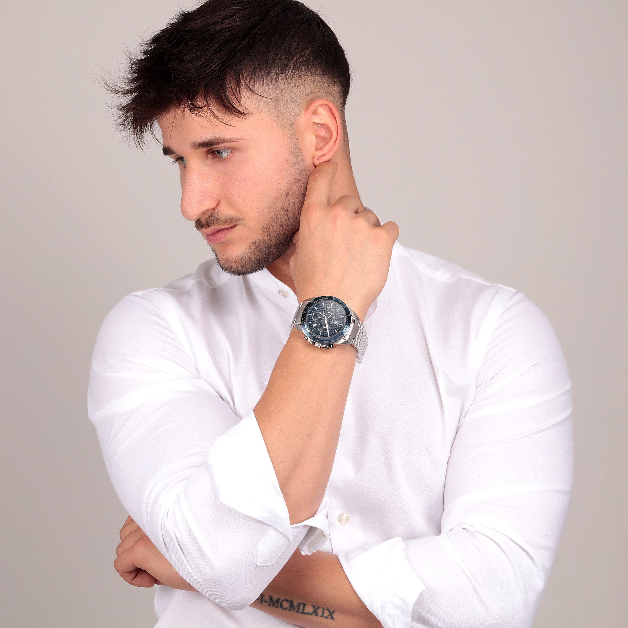 MASERATI Chronograph Traguardo R8873612043 – Herrenuhr mit Edelstahlband, 4 günstig online kaufen