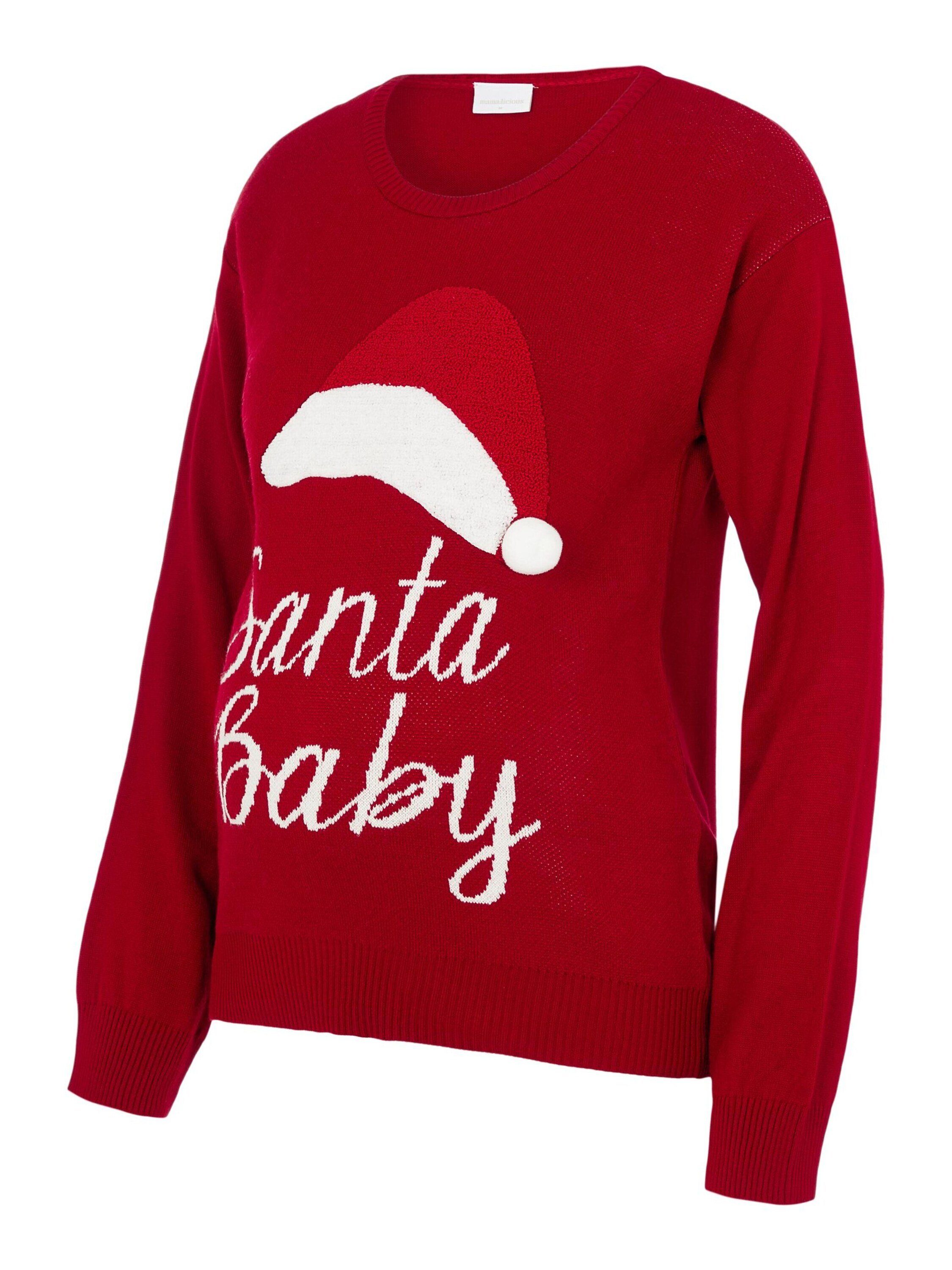Mamalicious Вязаные свитера MLSanta Baby (1-tlg) Plain/ohne Details