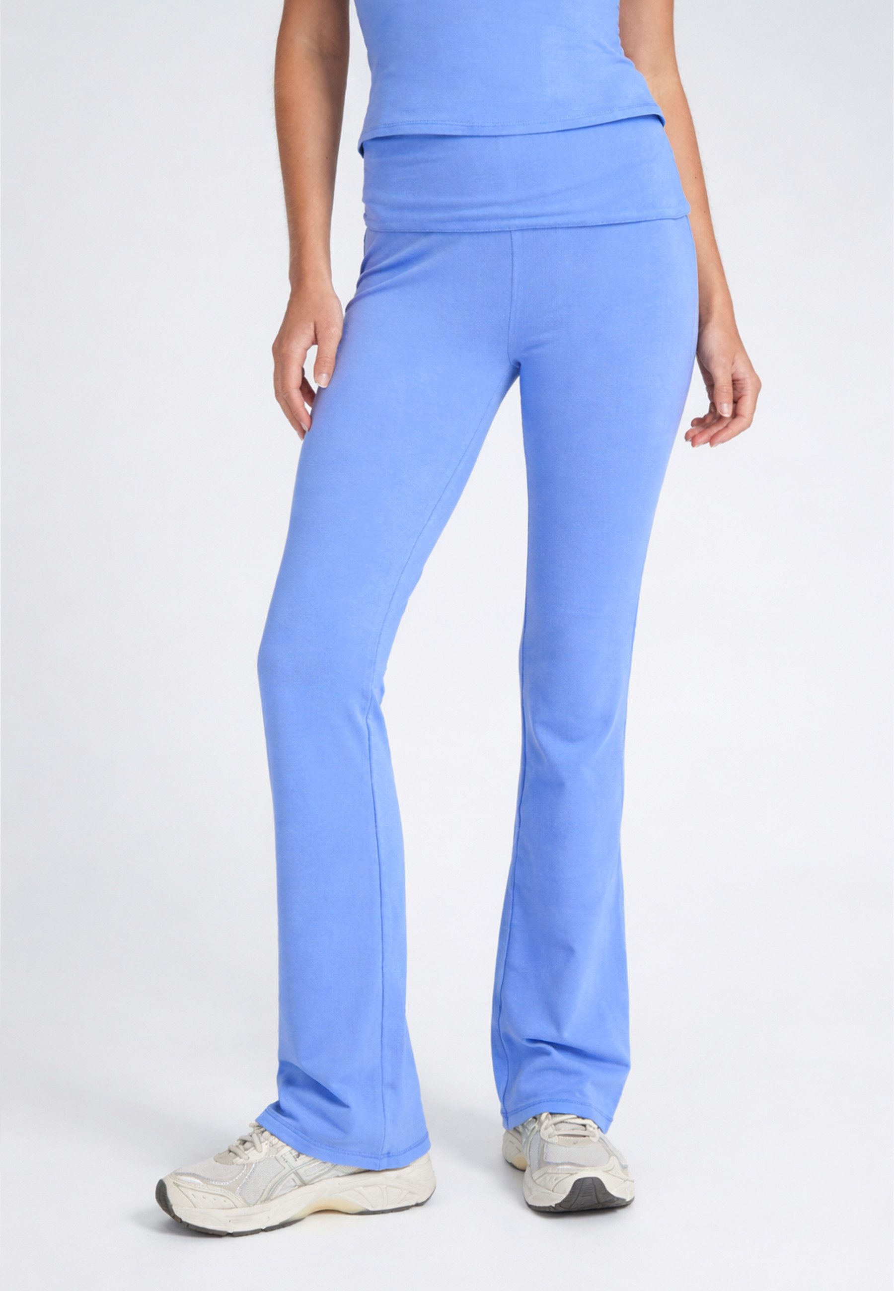 Style Republic Yogahose Freizeithose mit Foldover-Bund günstig online kaufen
