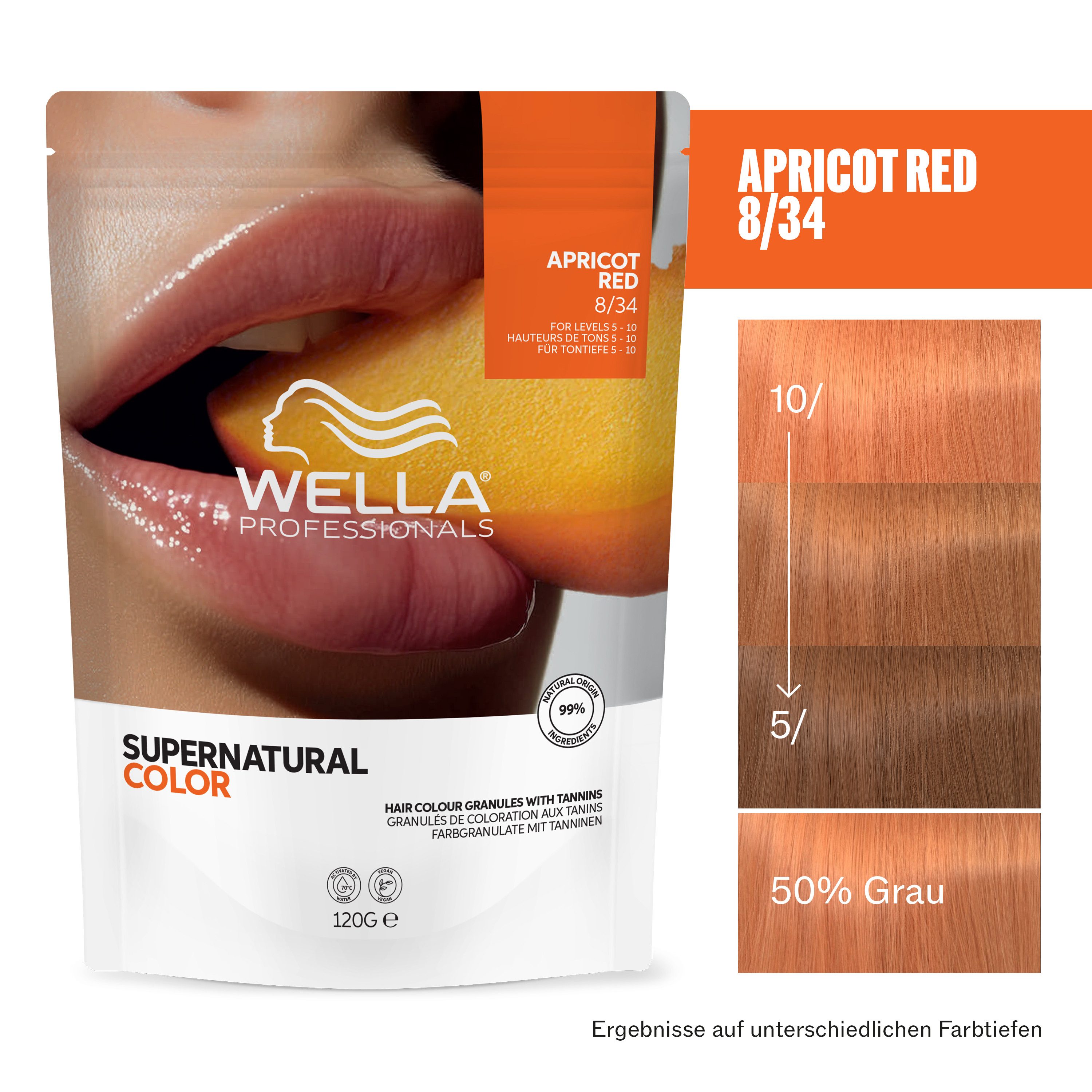Wella Professionals Haarfarbe Supernatural Color - natürliche Haarfarbe zum Anmischen, 91% - 100% Inhaltsstoffe natürlichen Ursprungs