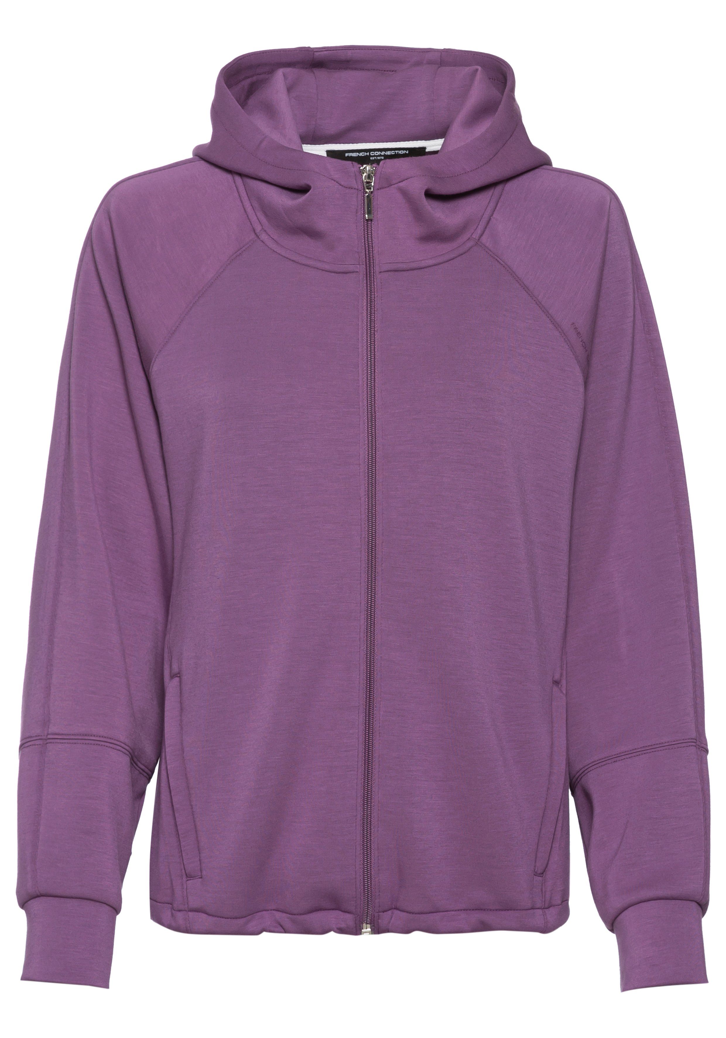 French Connection Sweatjacke mit seitlichen Reißverschlusstasche, Loungewea günstig online kaufen