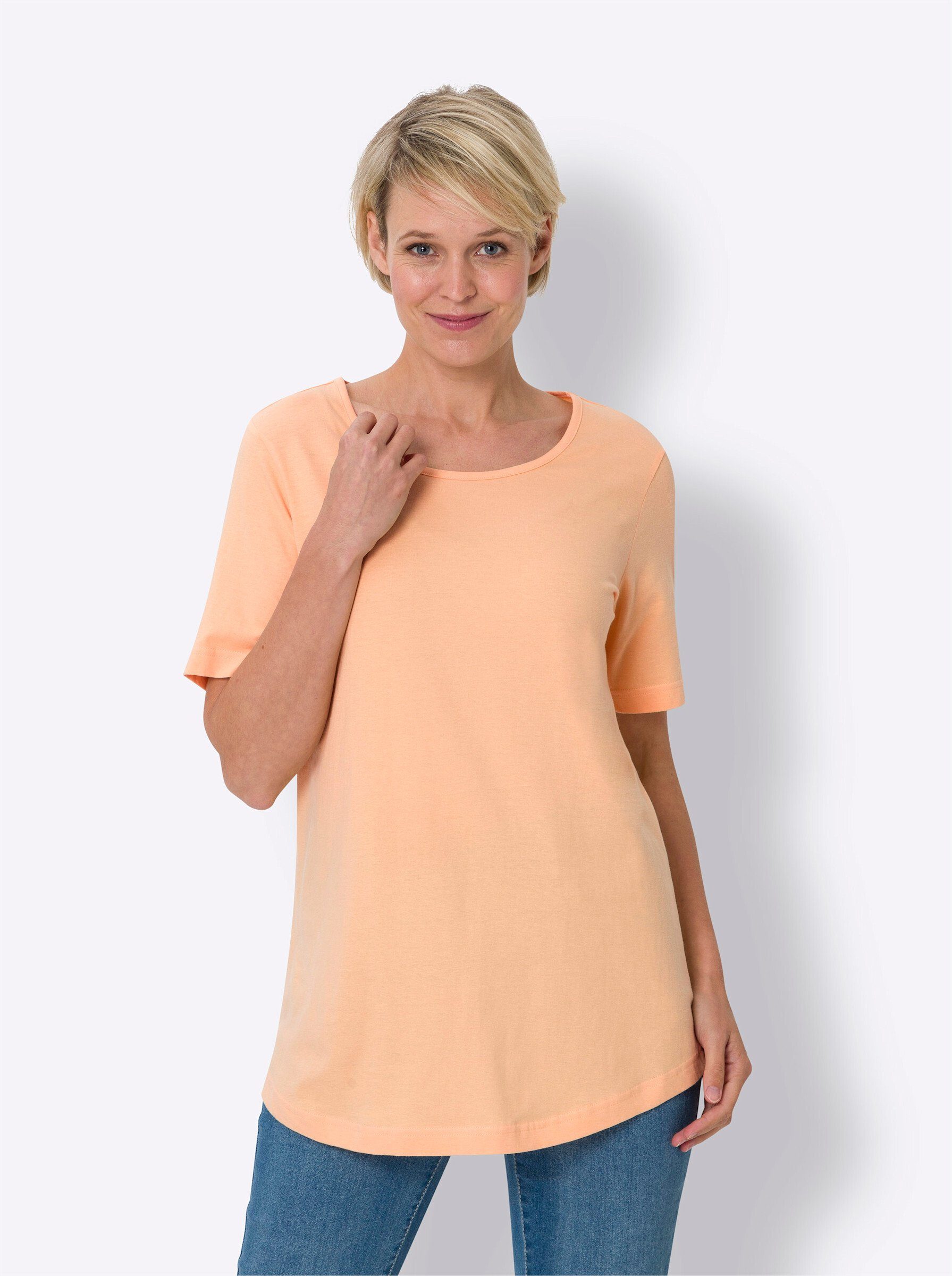 Sieh an! T-Shirt Longshirt (2-tlg) günstig online kaufen