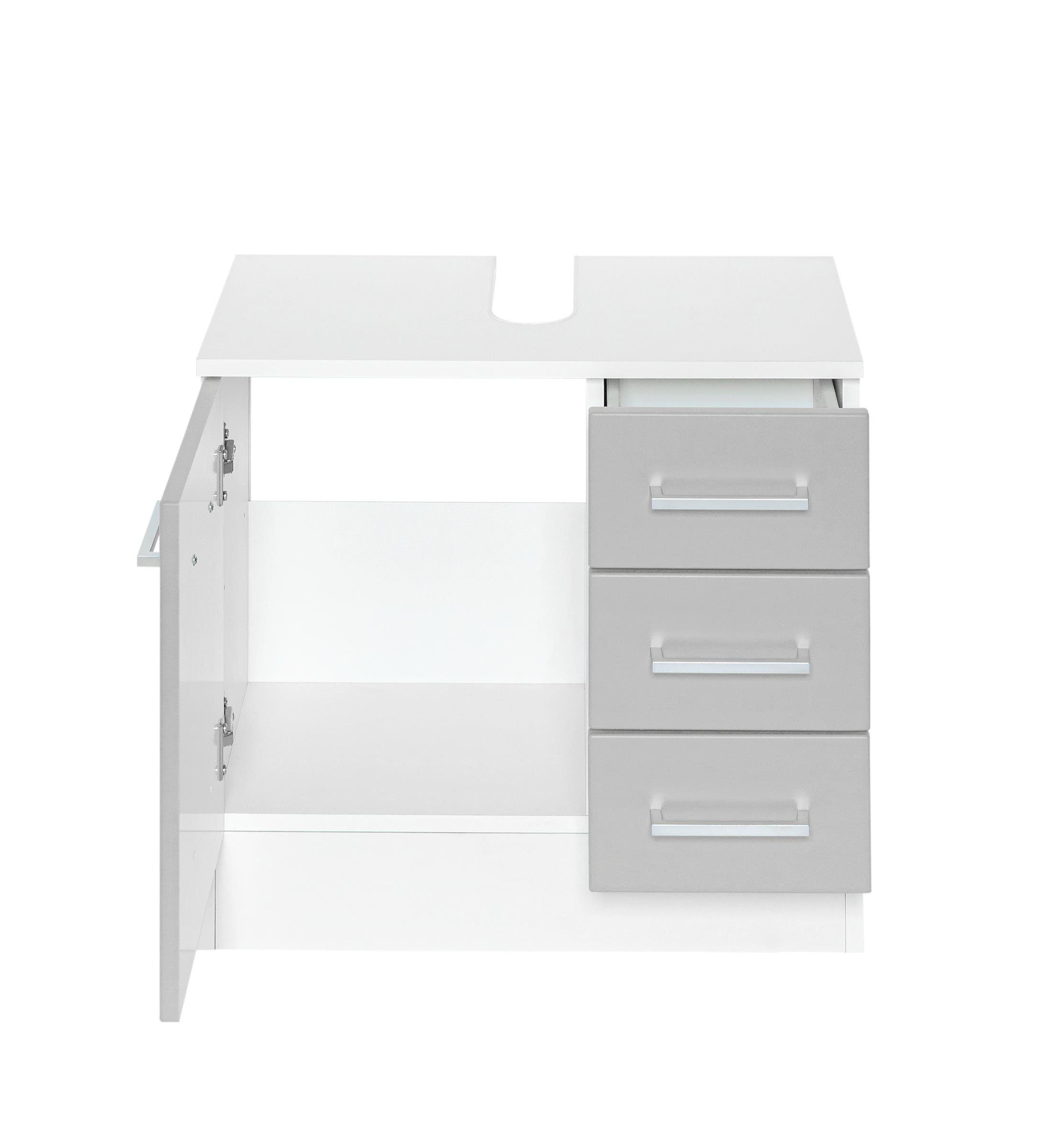 freiraum Waschbeckenunterschrank Riga 60 x 54 x 35 cm (B/H/T)