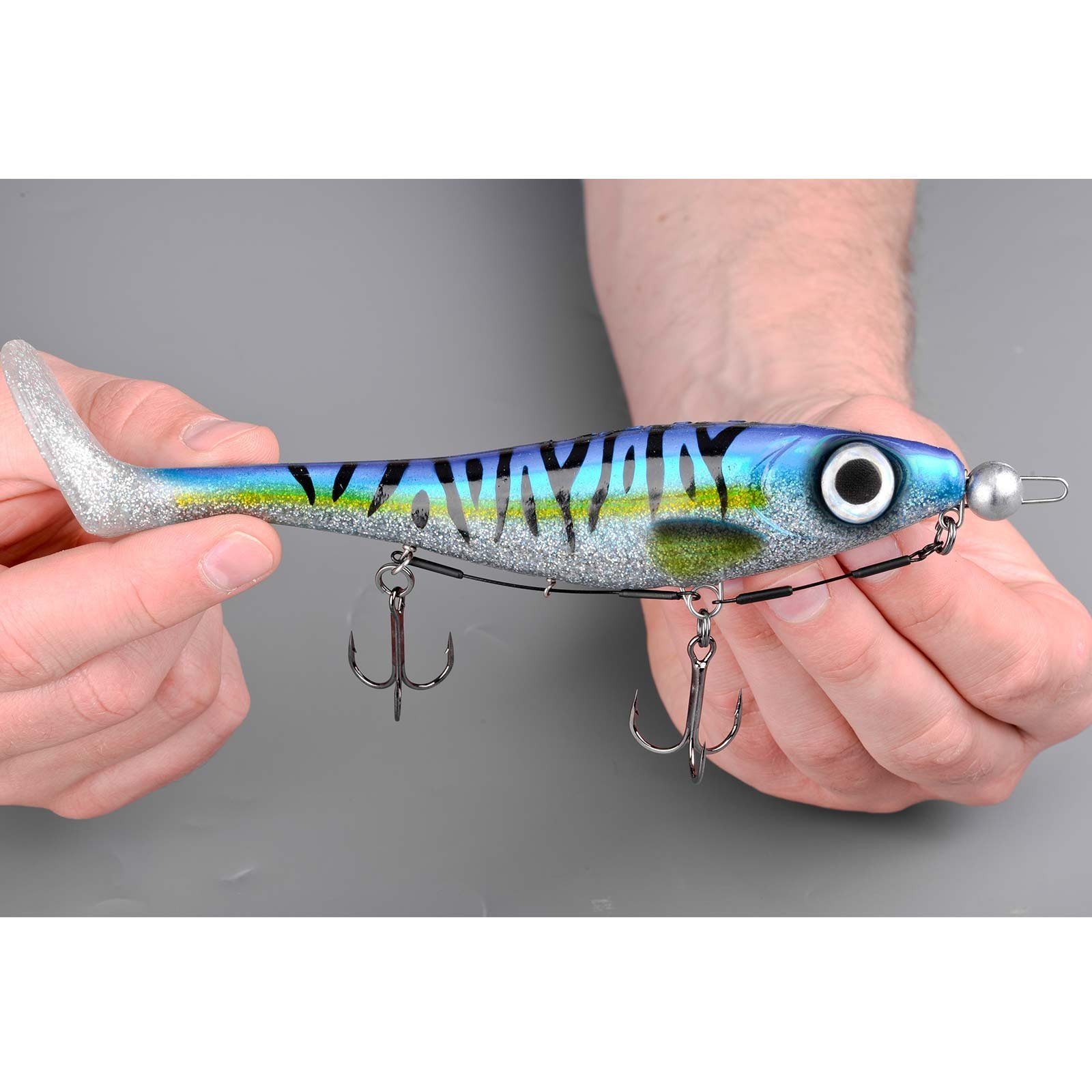 SPRO Drillingshaken, Spro Softbait Spiral Stinger Rig 9cm 10g Gummifischsystem