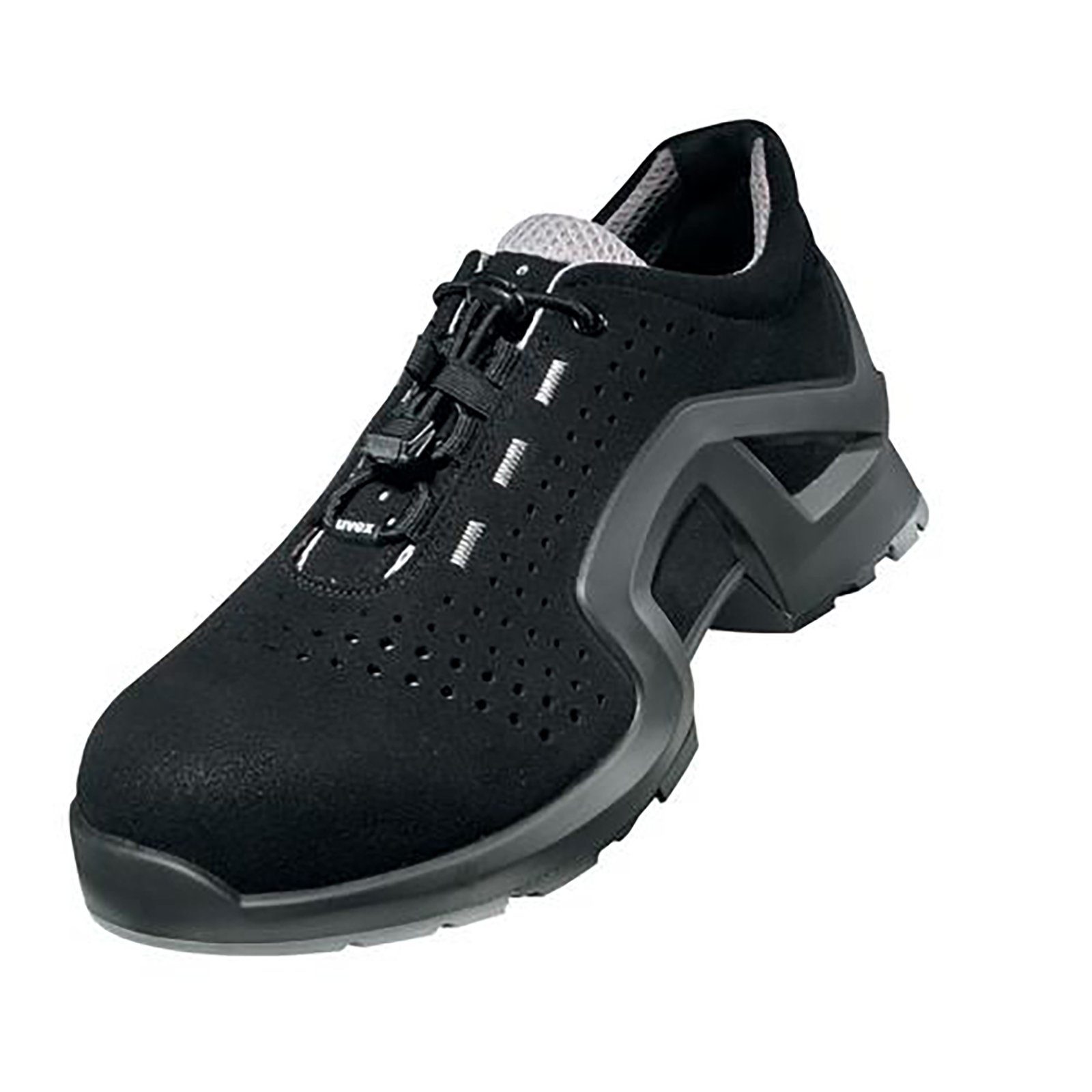1 support Halbschuhe S1 schwarz, grau Weite 12 Sicherheitsschuh