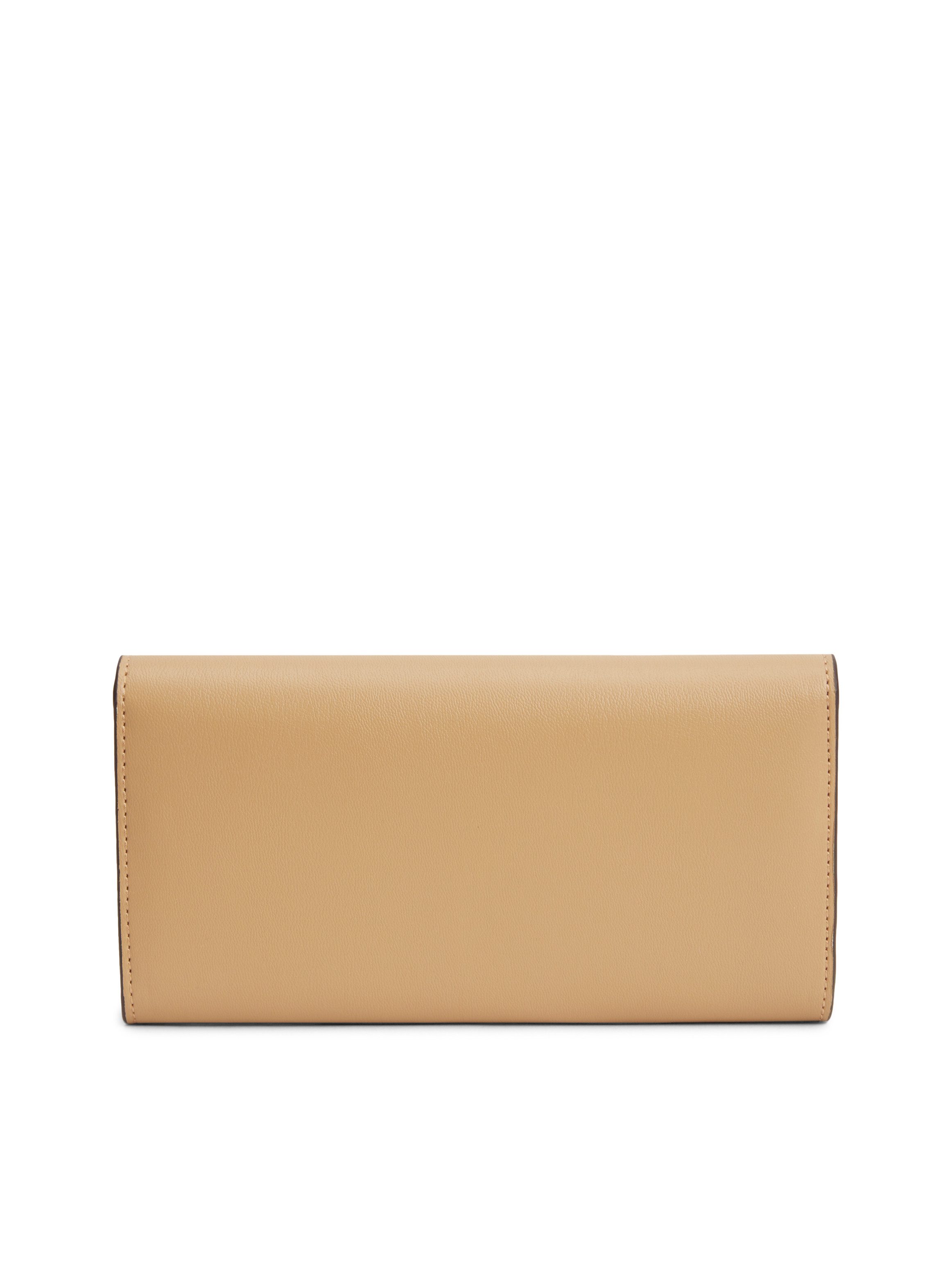 Tommy Hilfiger Geldbörse TH MODERN LARGE FLAP WALLET, Damen Portemonnaie, Geldbeute mit goldfarbenen Accessoires