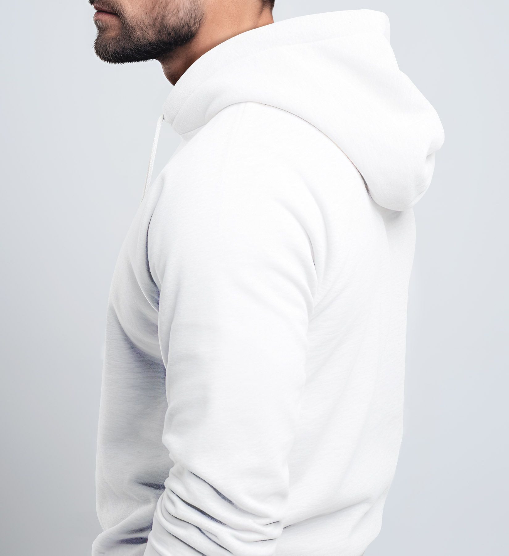 Sweatjacke Zip Hoodie Herren Sweatjacke mit Kapuze Print Aufdruck Motiv Zipjacke