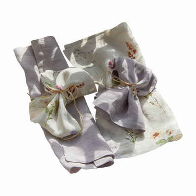 Mirabeau Stoffserviette Serviette 4er Set Keila bunt