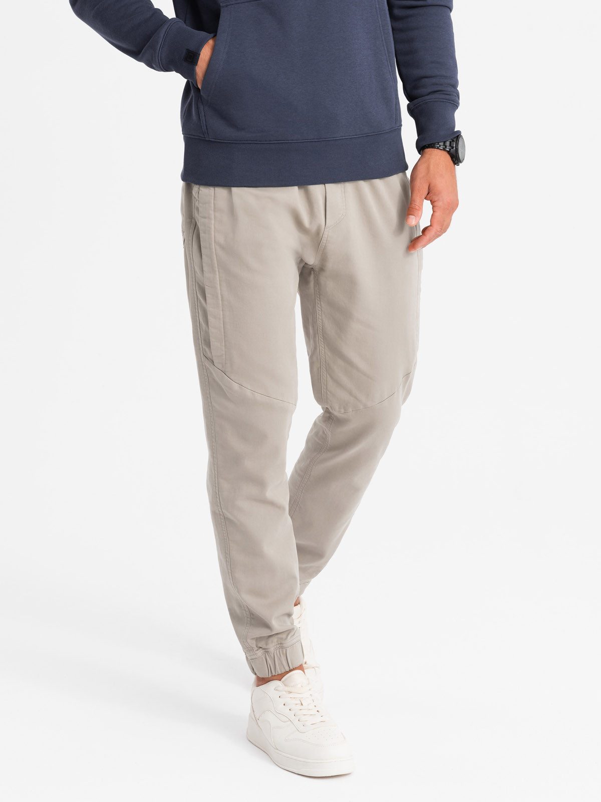 OMBRE Jogger Pants Herrenstrick-Jogginghose günstig online kaufen