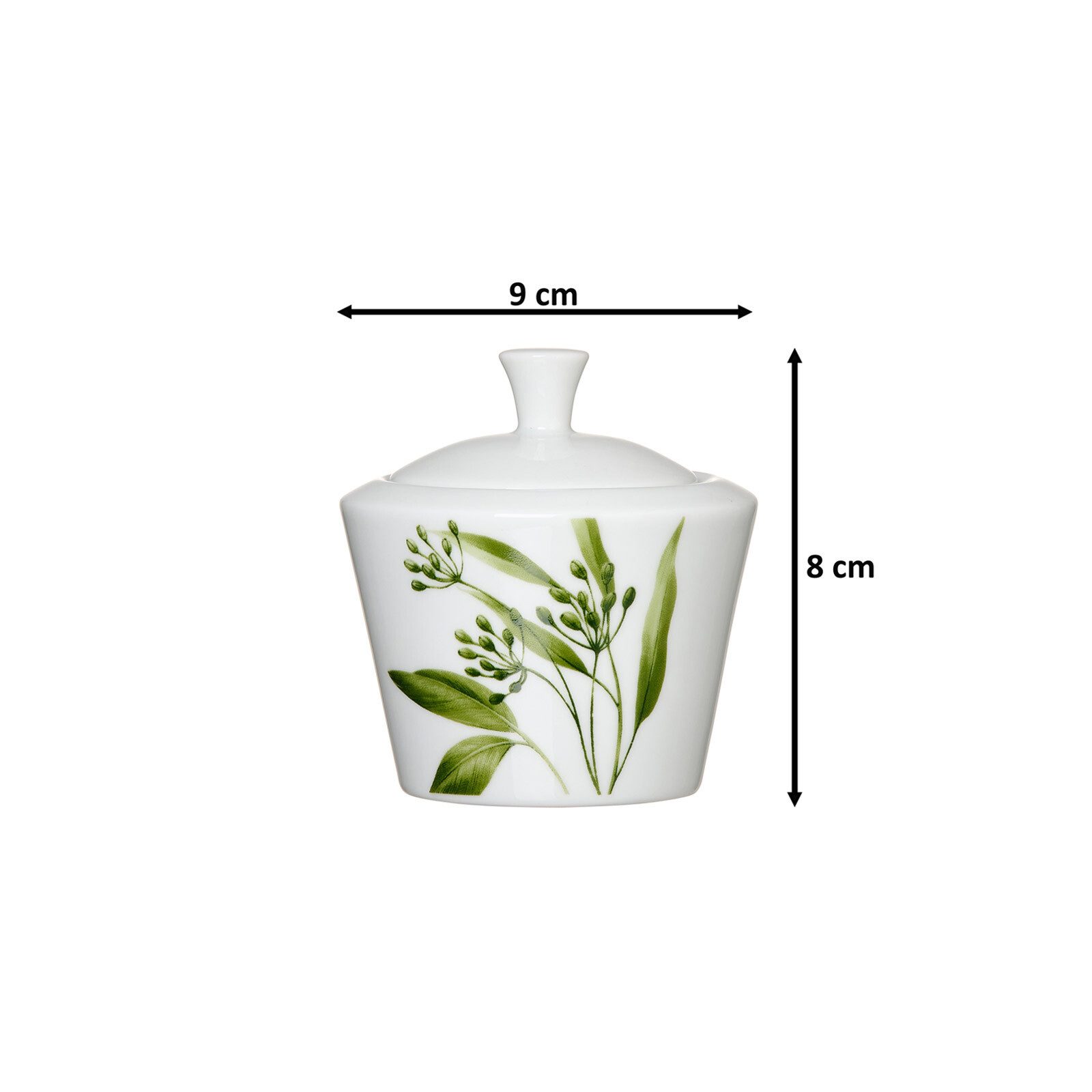 Ritzenhoff & Breker Zuckerdose Evora Zuckerdosen ø 9 cm 2er Set, Porzellan, (2-tlg)