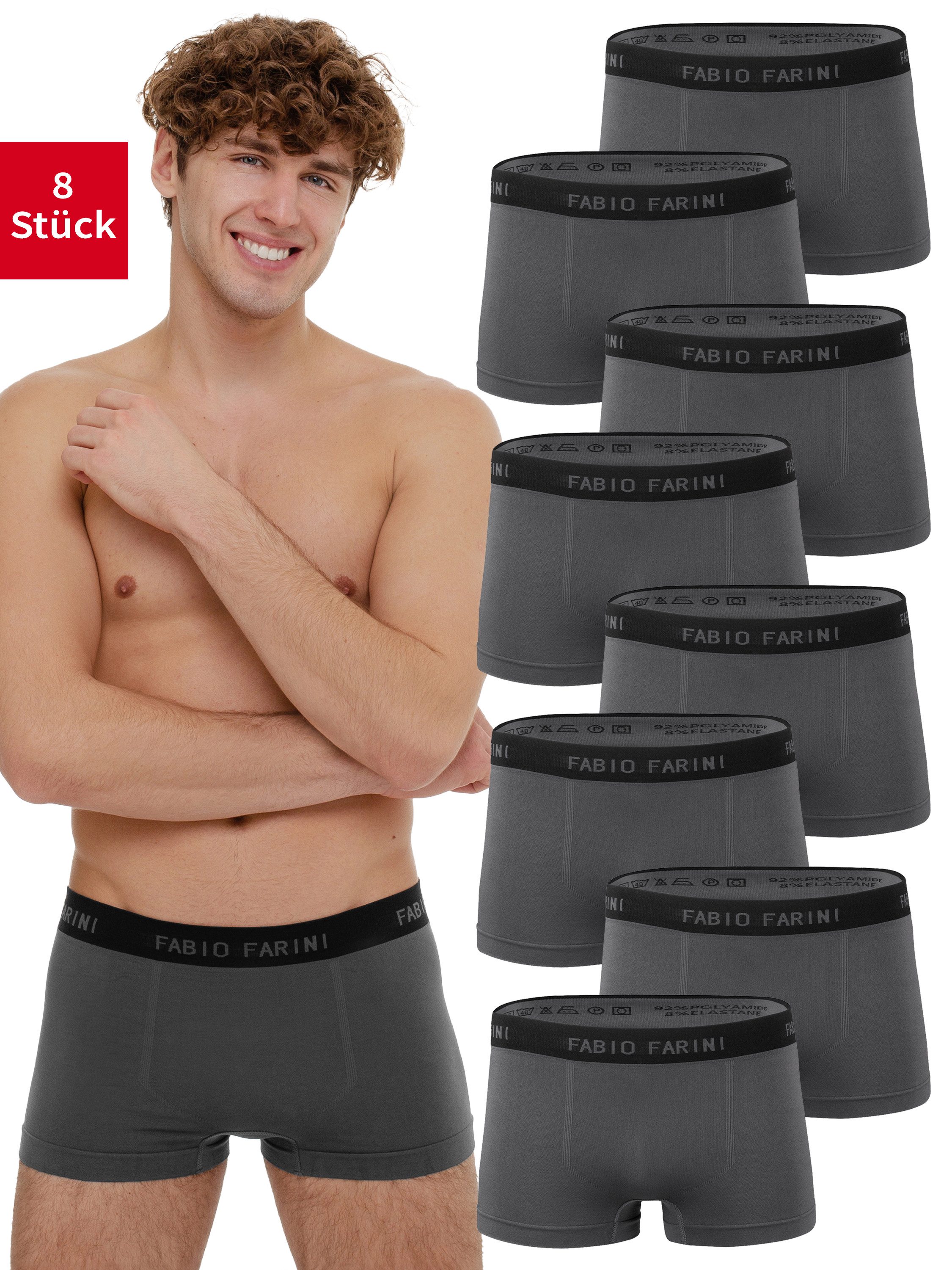 Fabio Farini Boxershorts Herren Unterhosen - Männer Retroshorts aus weicher günstig online kaufen