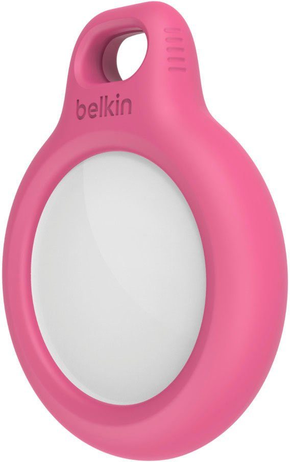 pink Secure AirTag Holder Apple Schlüsselanhänger für Belkin Schlaufe mit