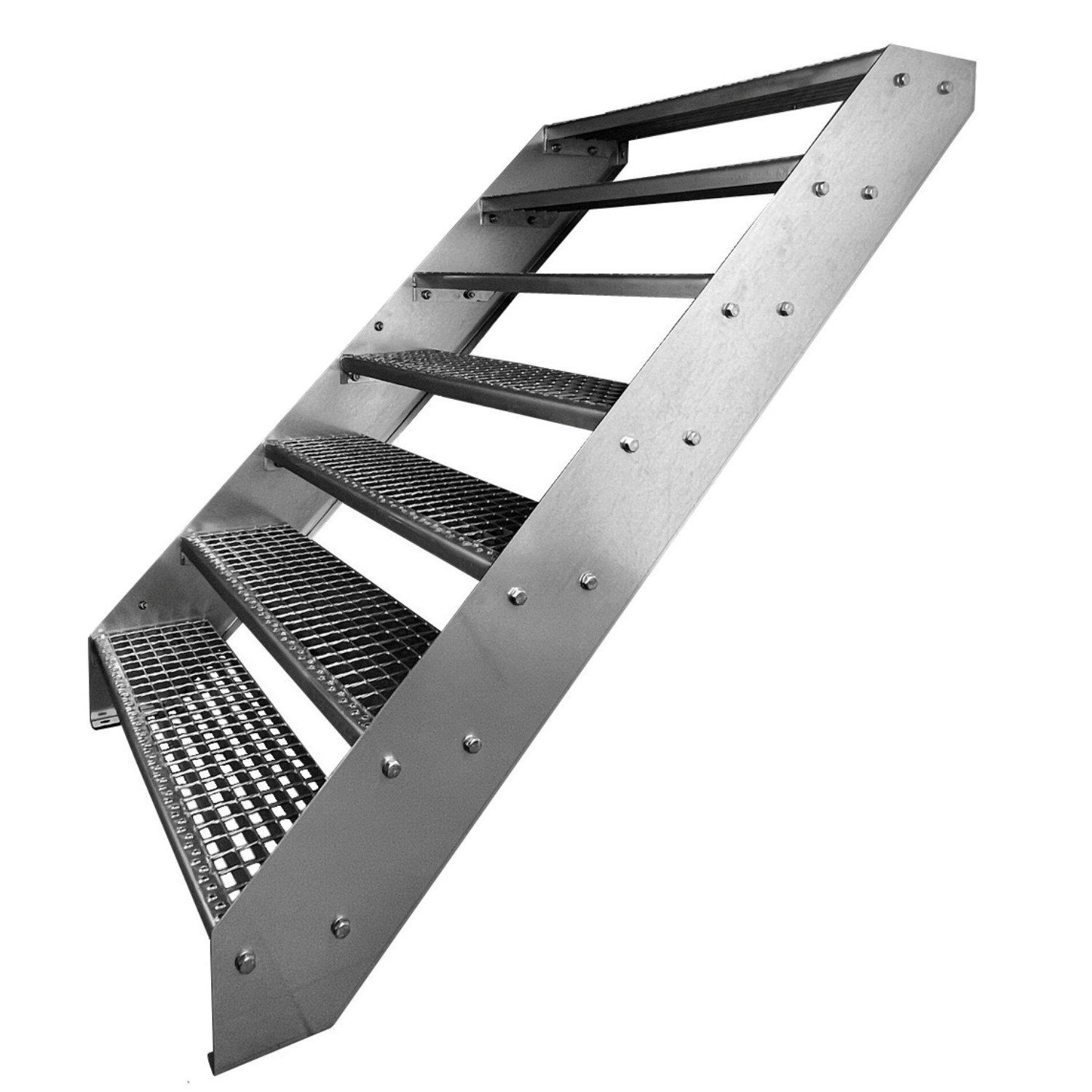 Kaminbau Mierzwa Außentreppe Premium Treppe Verzinkt günstig online kaufen