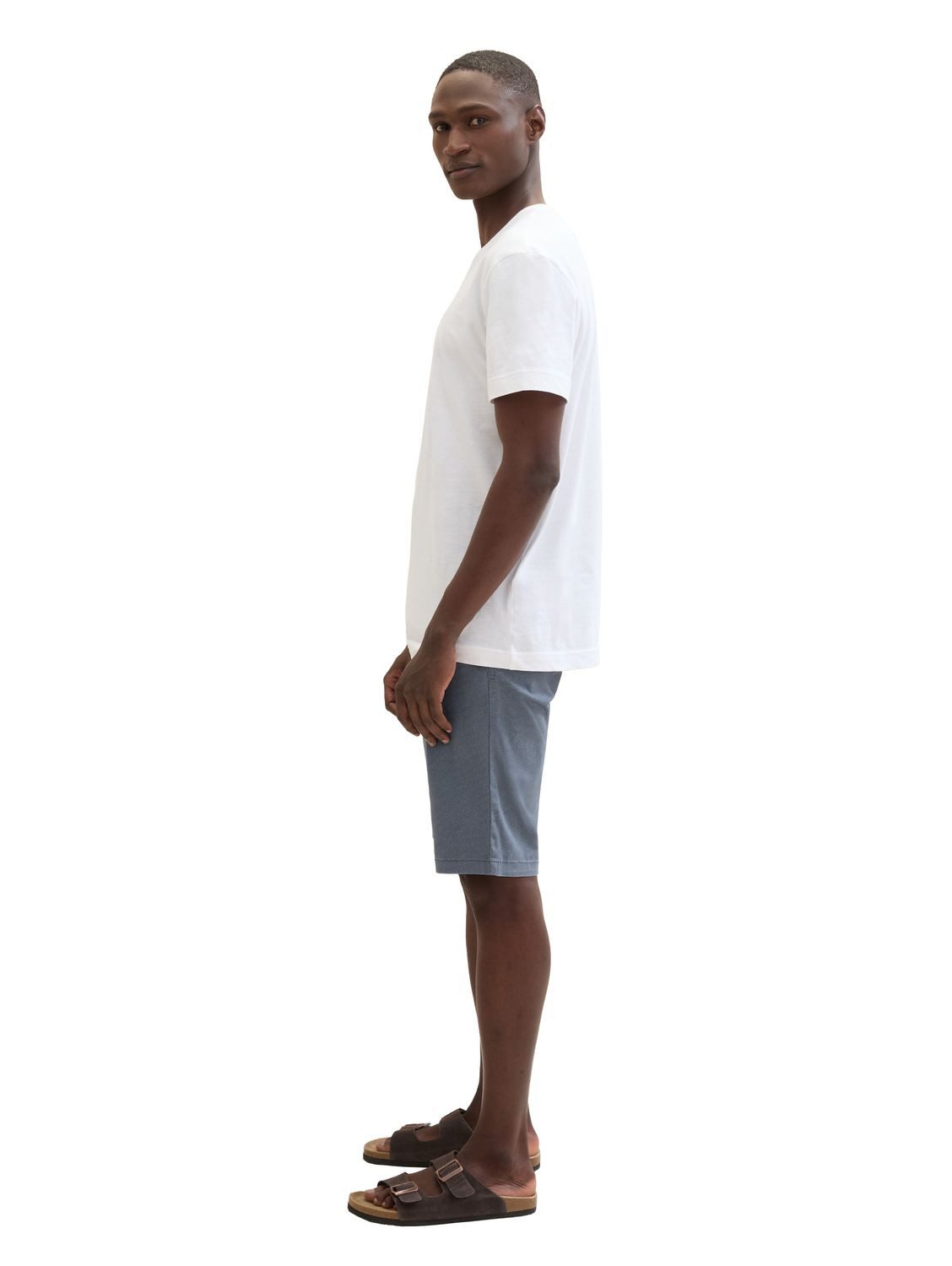 TOM TAILOR Chinoshorts SLIM PRINTED CHINO mit Stretch
