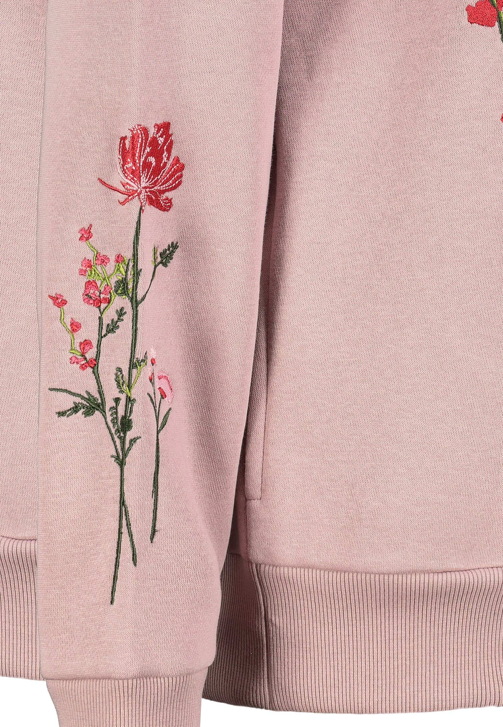 Eight2Nine Hoodie Florale Stickerei mit motivierenden Botschaften (1-tlg) D10600BA02830A_Sweat